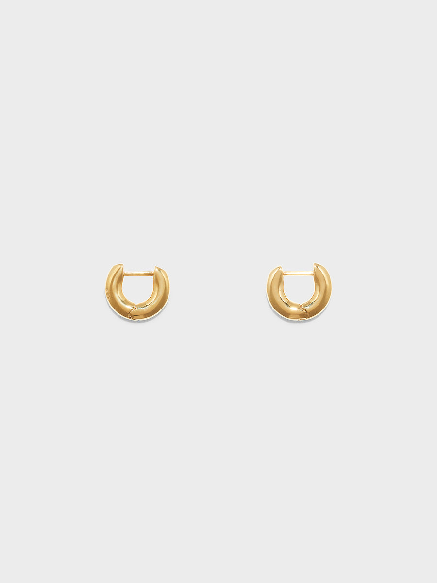 Ada Mini 18kt Gold-Plated Hoop Earrings