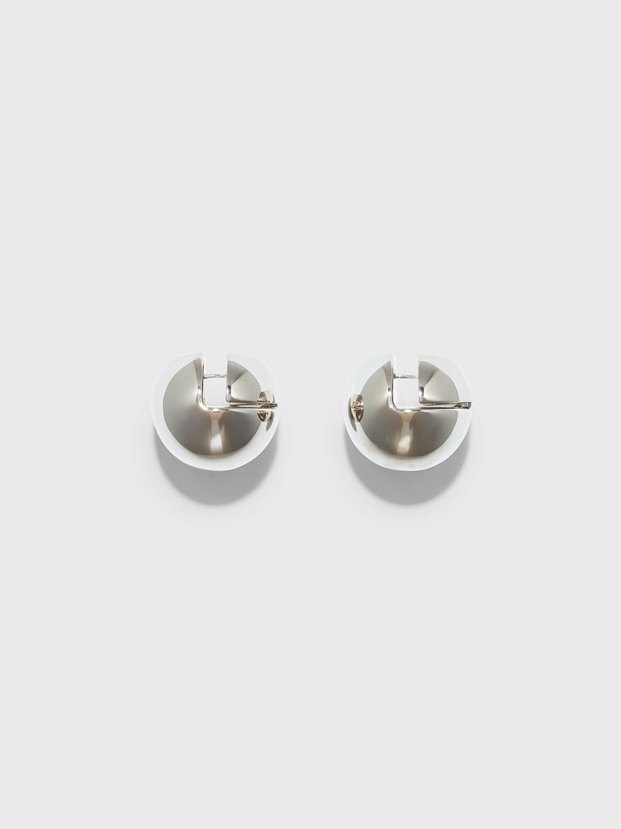 Alice Large Palladium-Plated Earrings