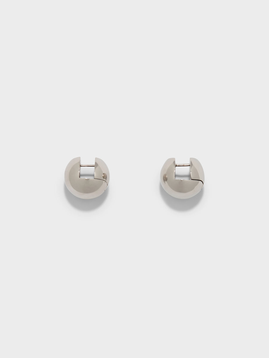 Alice Medium Palladium-Plated Earrings
