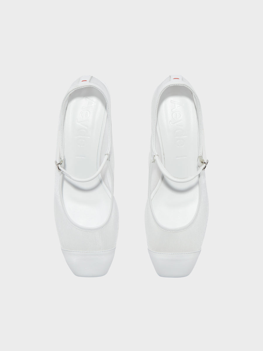 Aline Mesh Mary-Jane Pumps