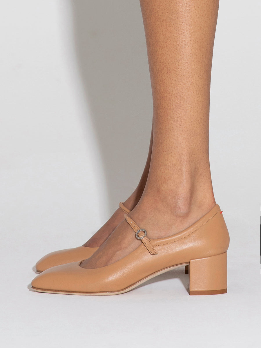 Aline Leather Mary-Jane Pumps