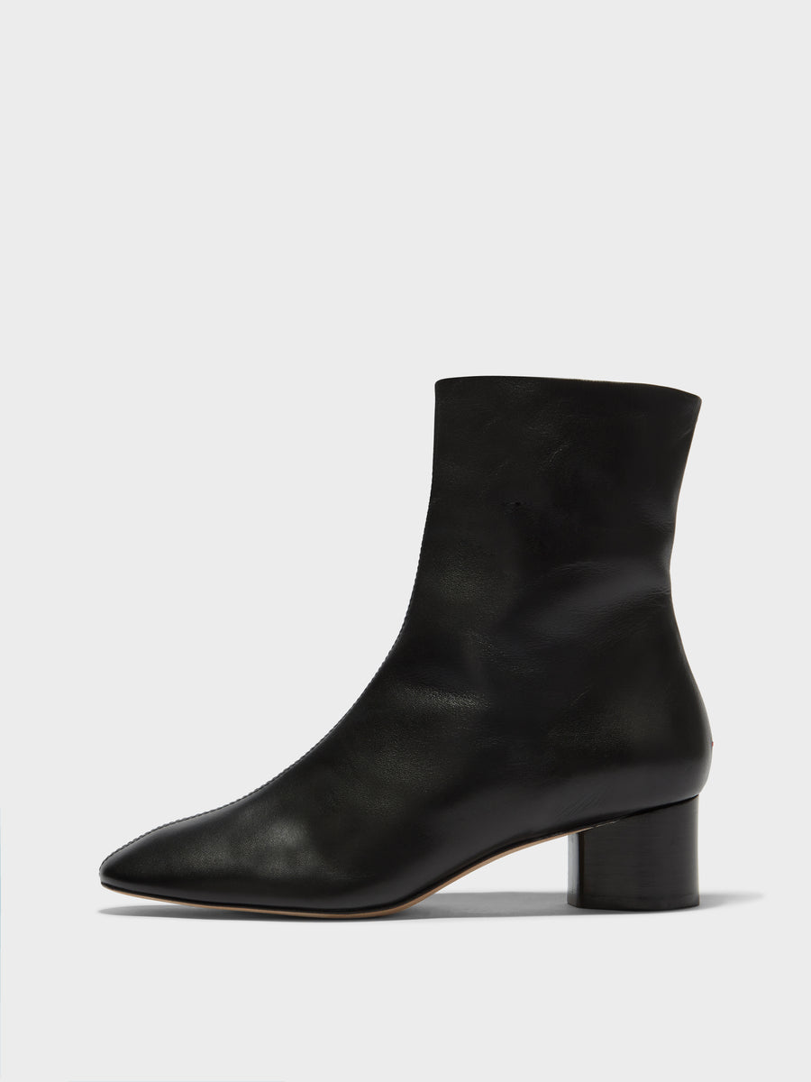 Allegra Leather Ankle Boots