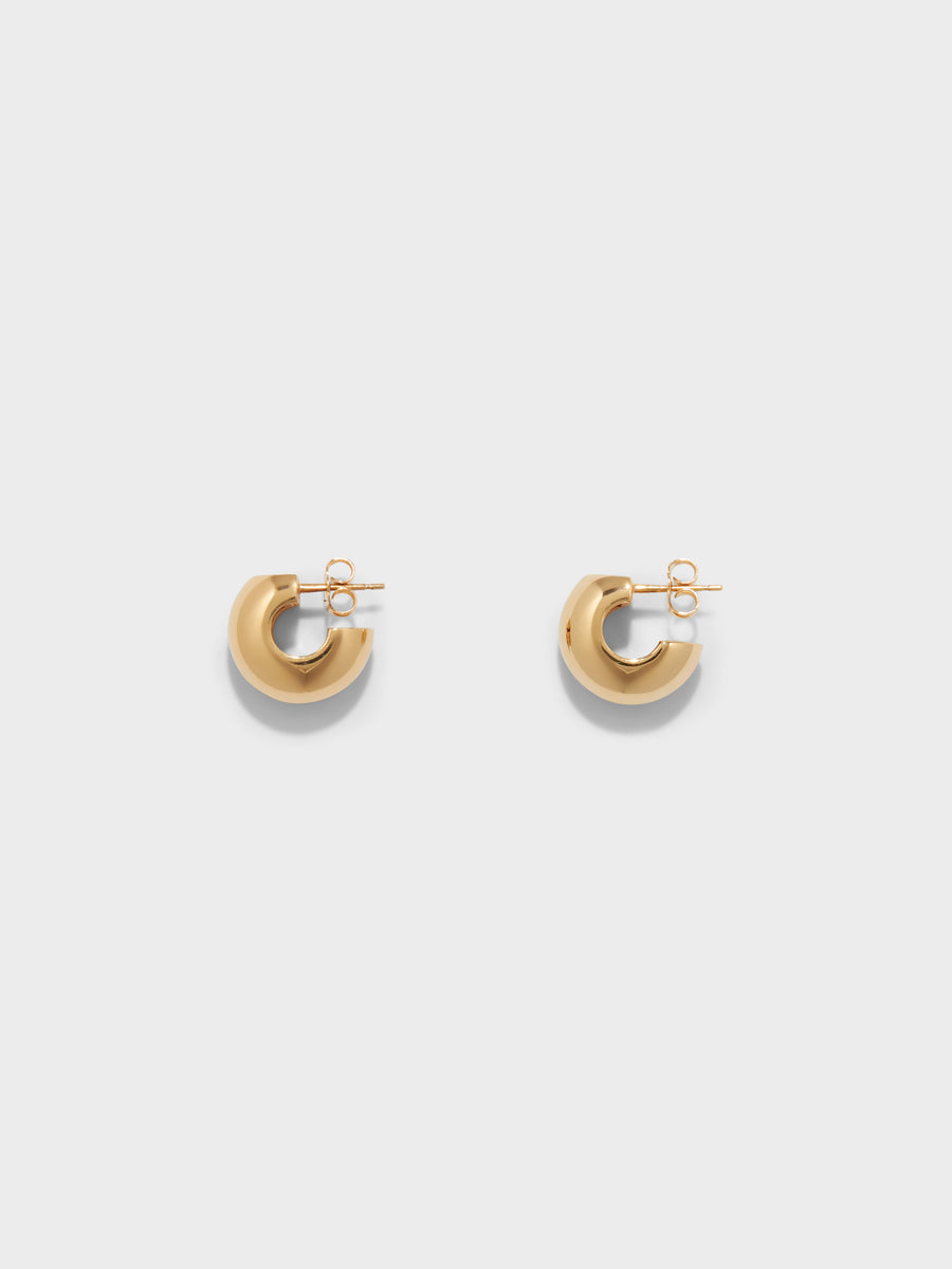 Alma Small 18kt Gold-Plated Earrings