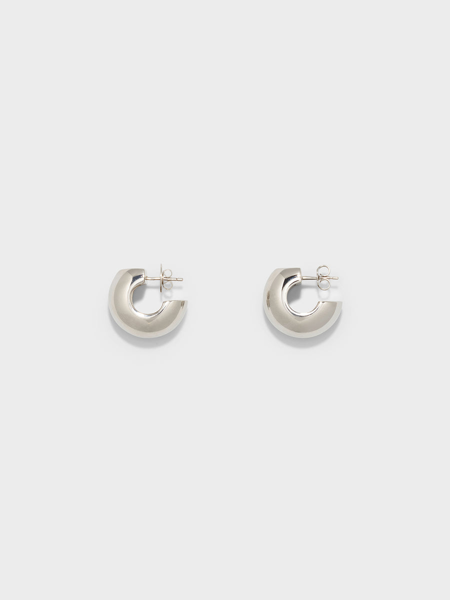 Alma Small Palladium-Plated Earrings