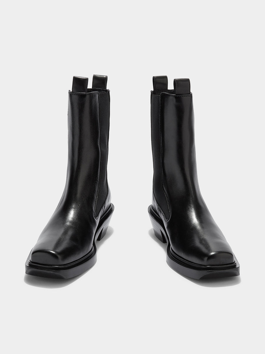 Antonia Leather Biker Boots