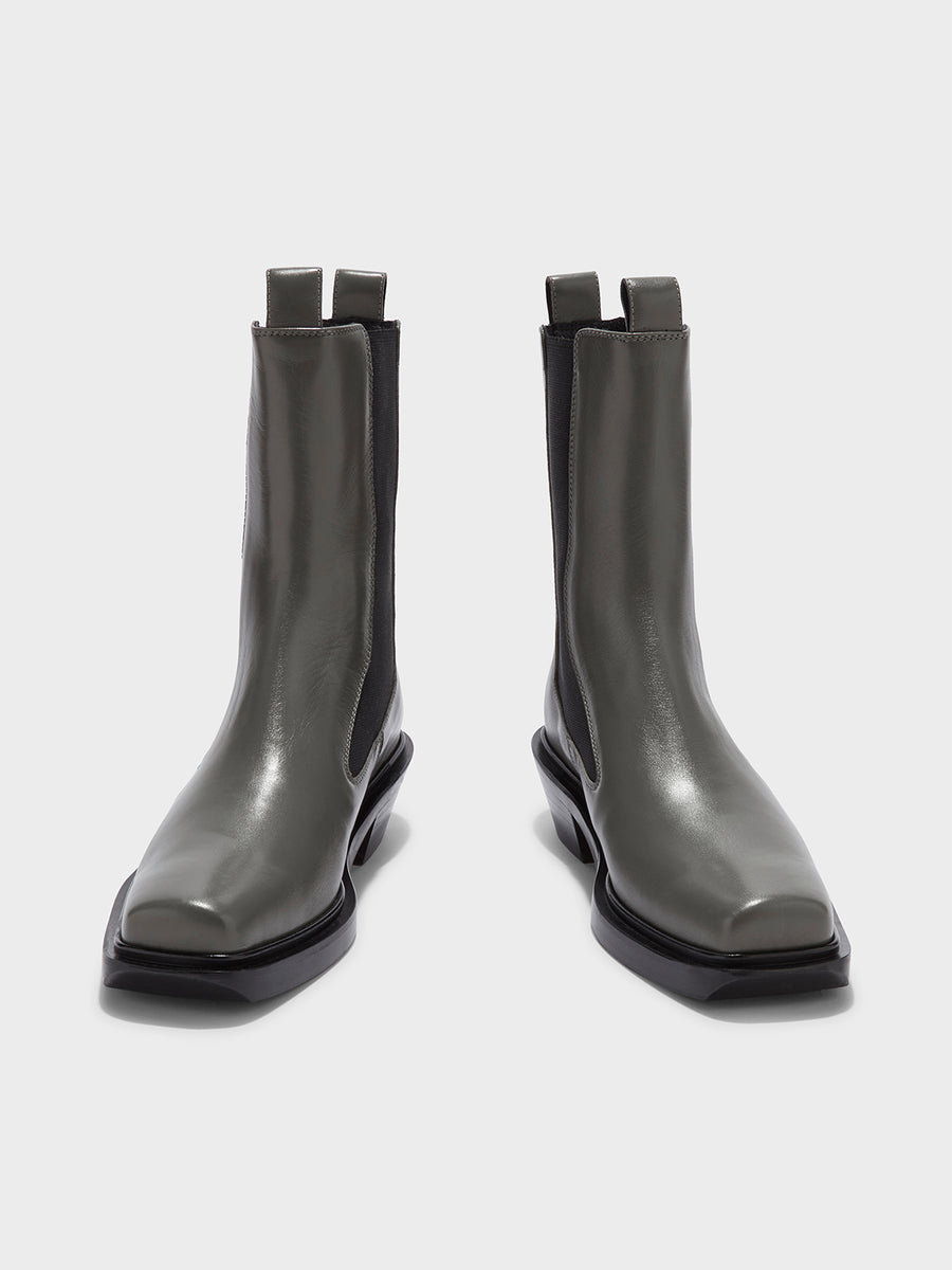 Antonia Leather Biker Boots