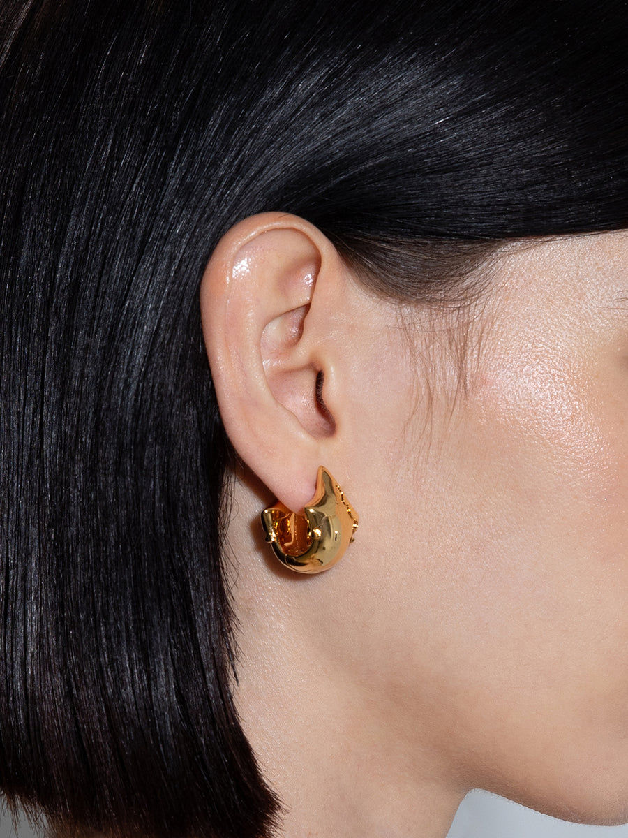 August 18kt Gold-Plated Earrings