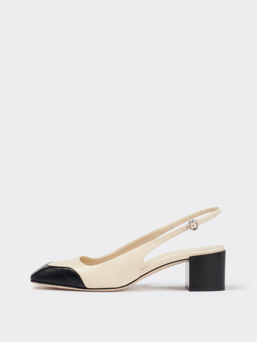 Augusta Leather Slingback Pumps