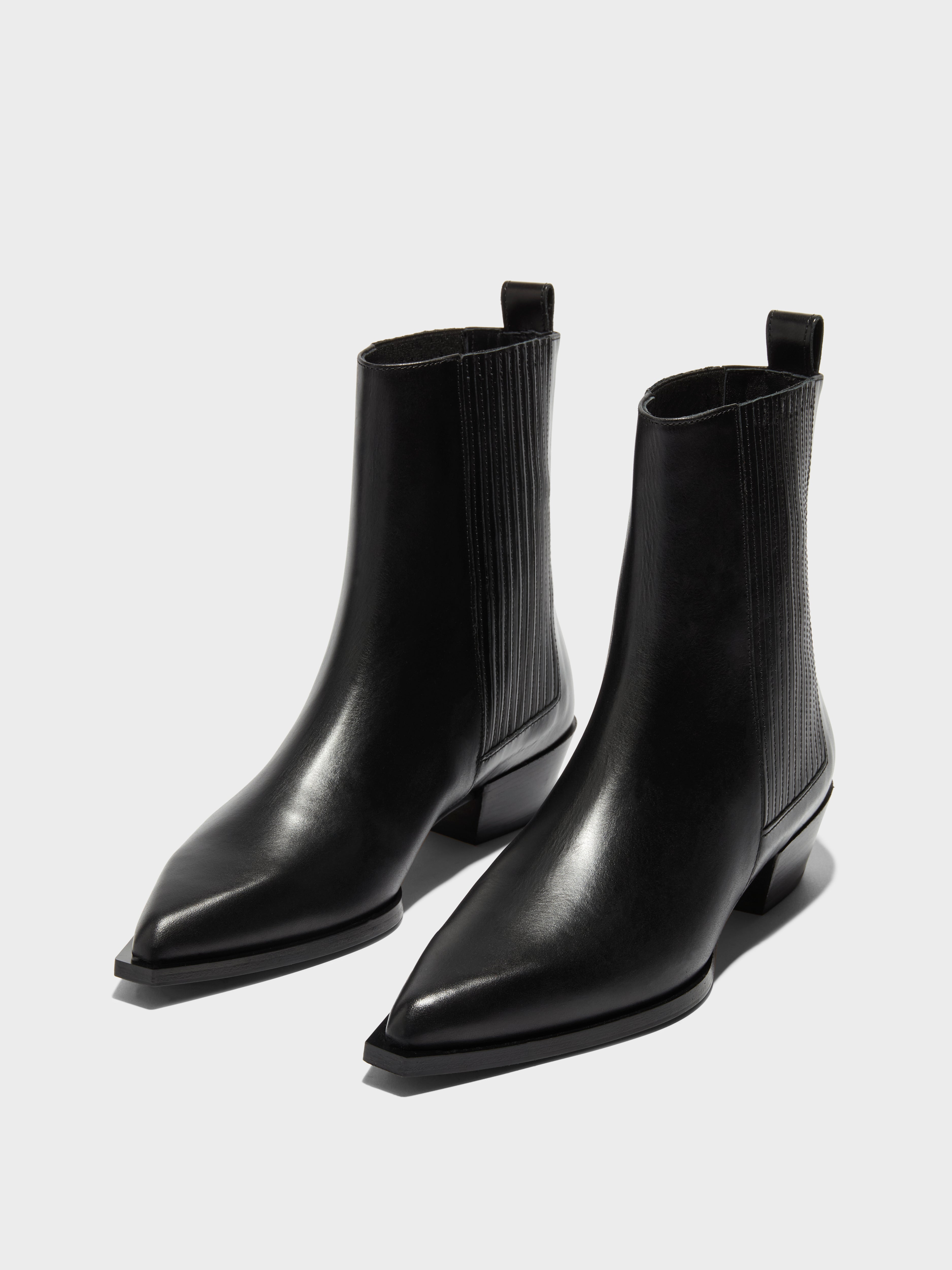 Aeyde | BELINDA Black Cowboy Boot