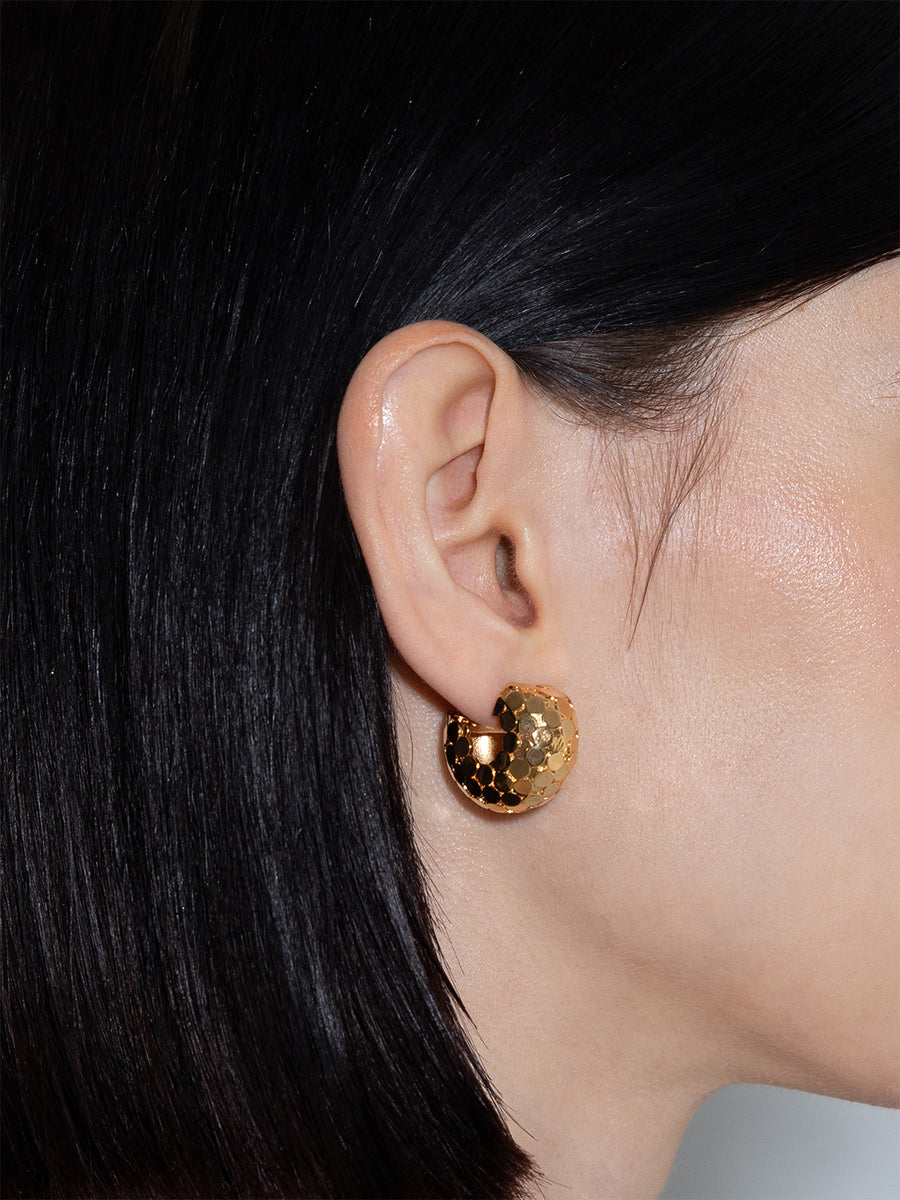 Carter 18kt Gold-Plated Hoop Earrings