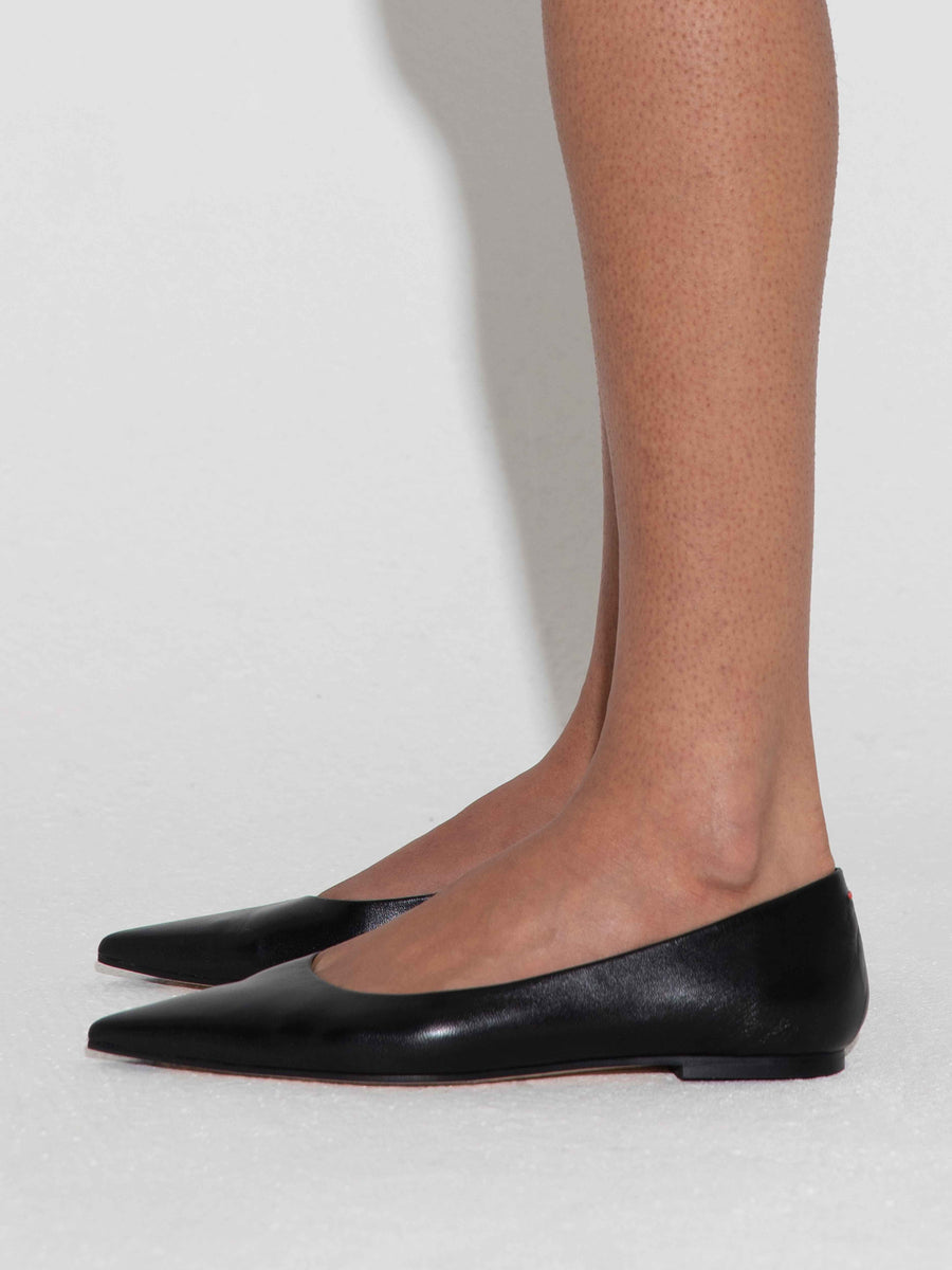 Cassy Leather Ballet Flats