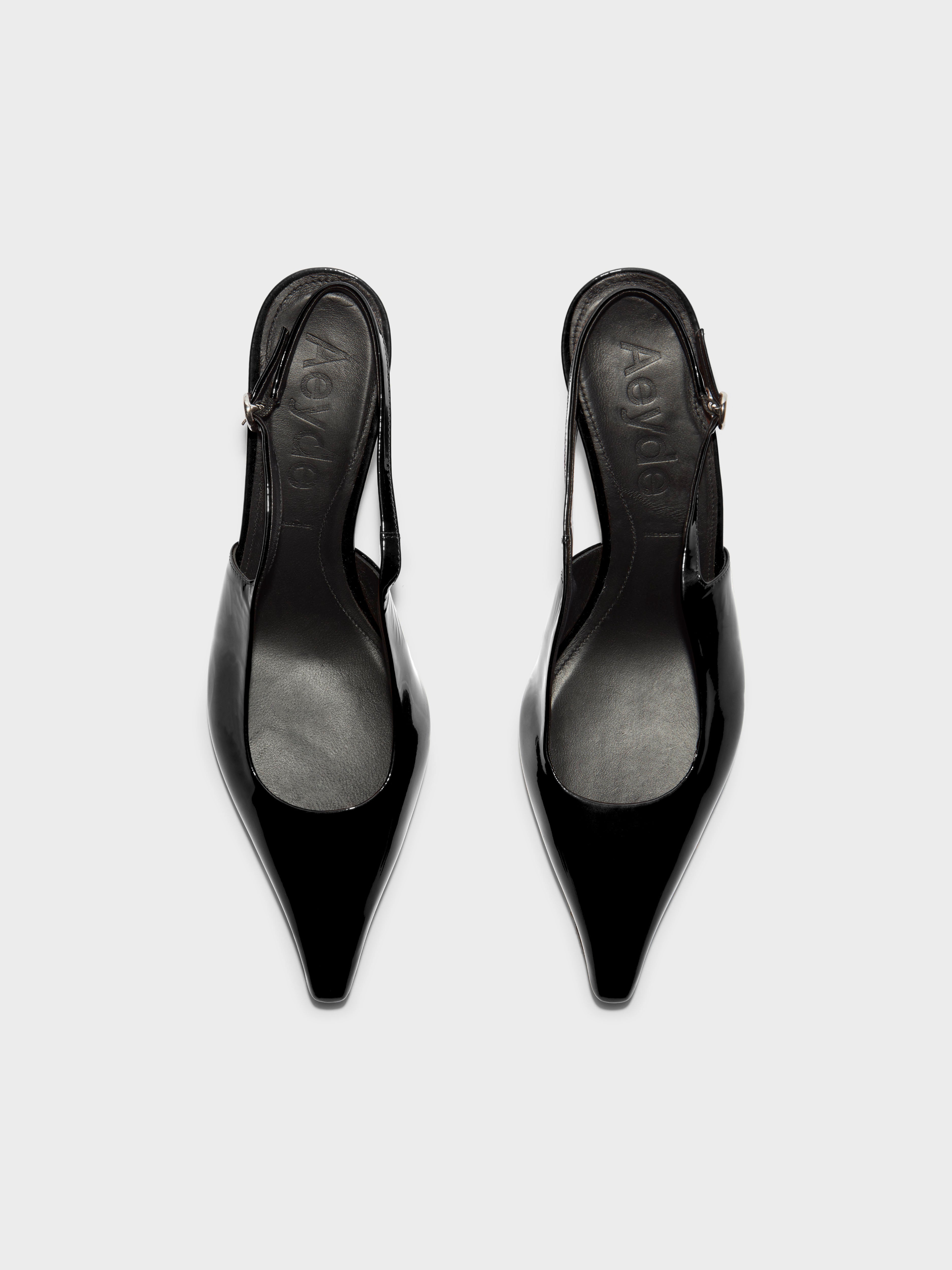 Aeyde | CATRINA Black Kitten Heel Pump