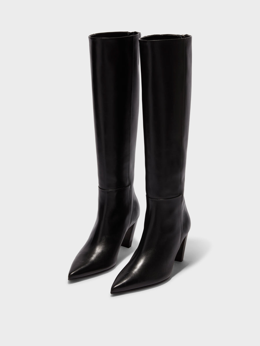 Cecilia Leather Knee-High Boots