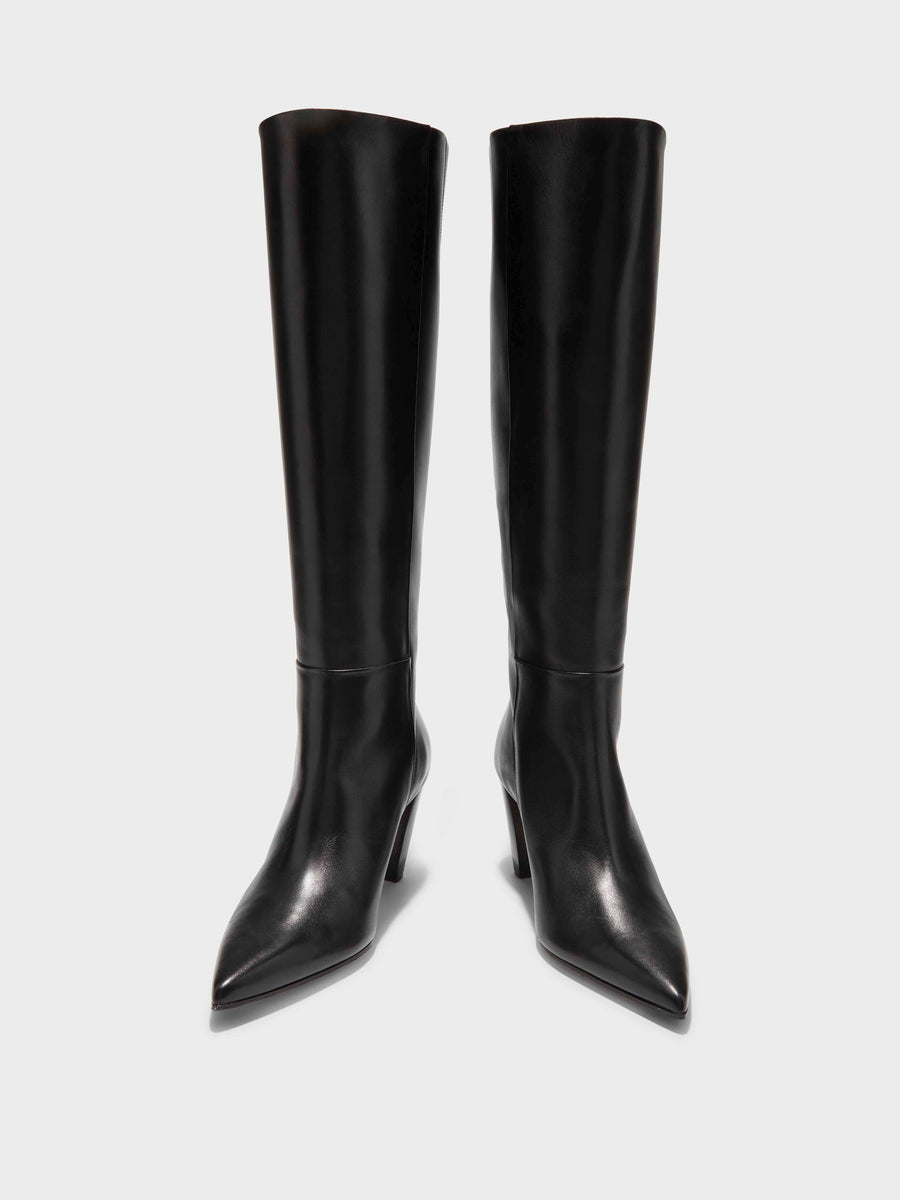 Cecilia Leather Knee-High Boots