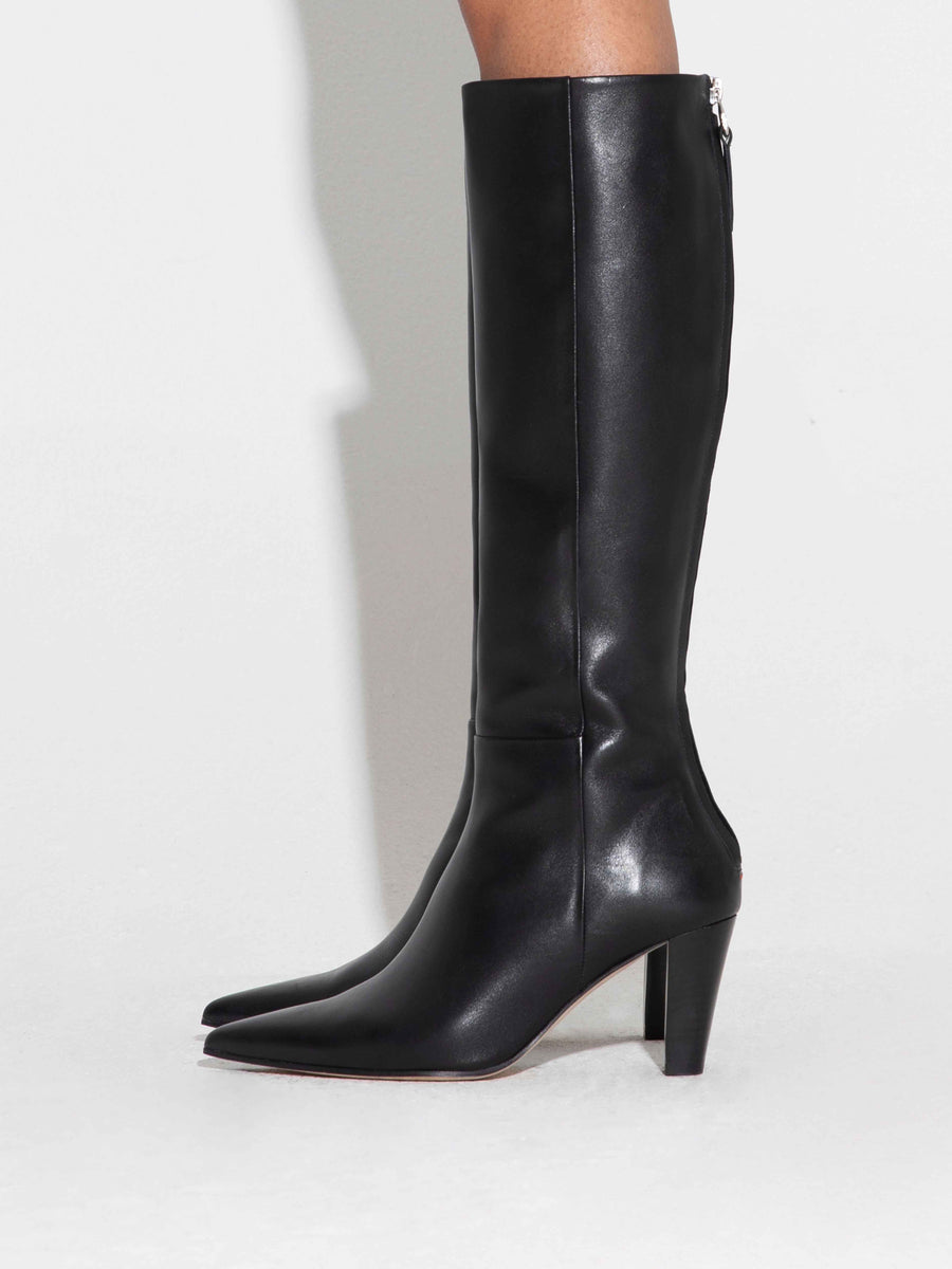 Cecilia Leather Knee-High Boots