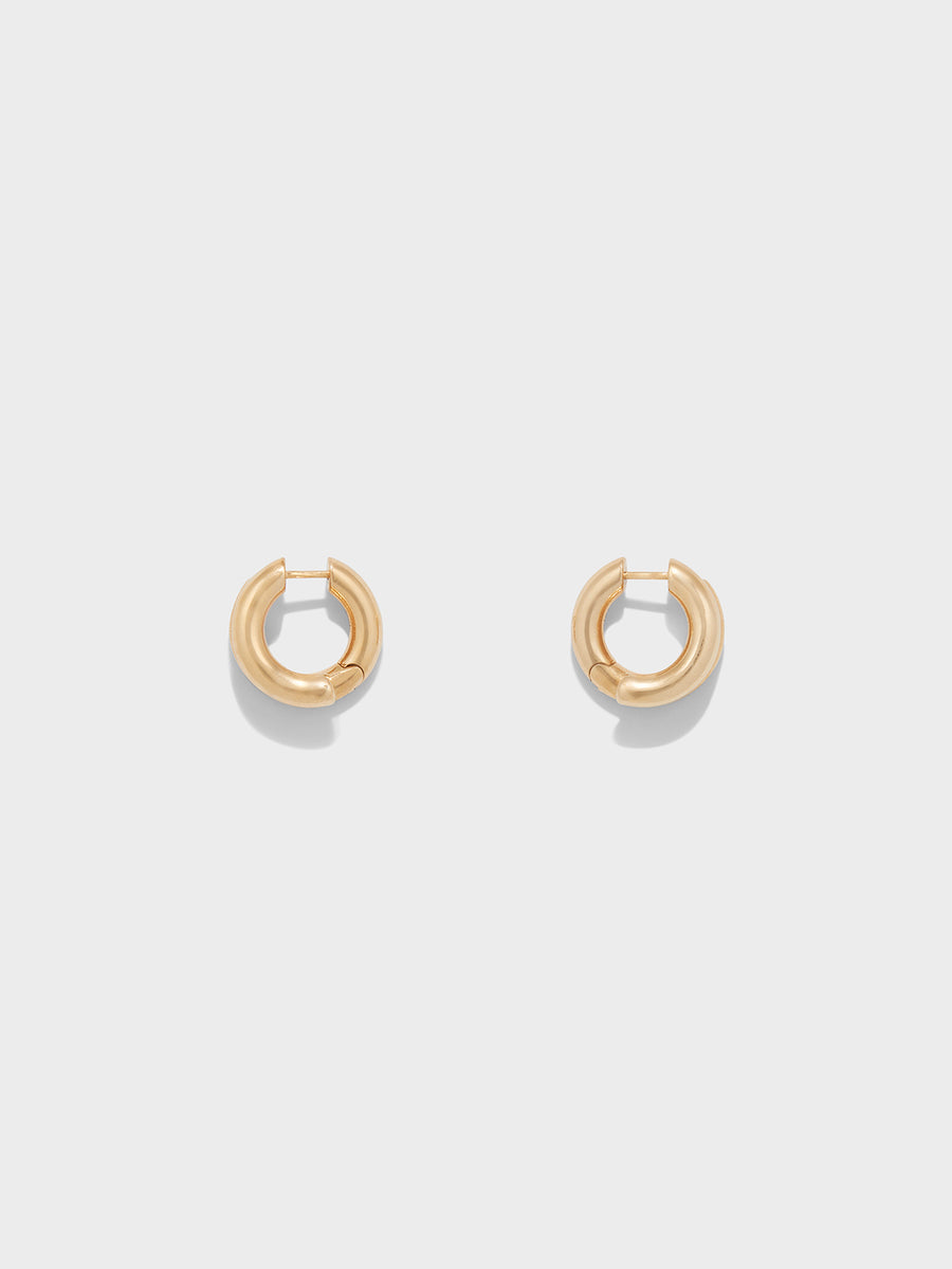 Clyde 18kt Gold-Plated Hoop Earrings