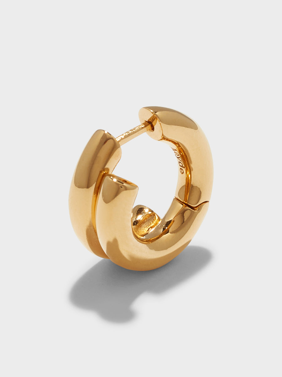 Clyde 18kt Gold-Plated Hoop Earrings