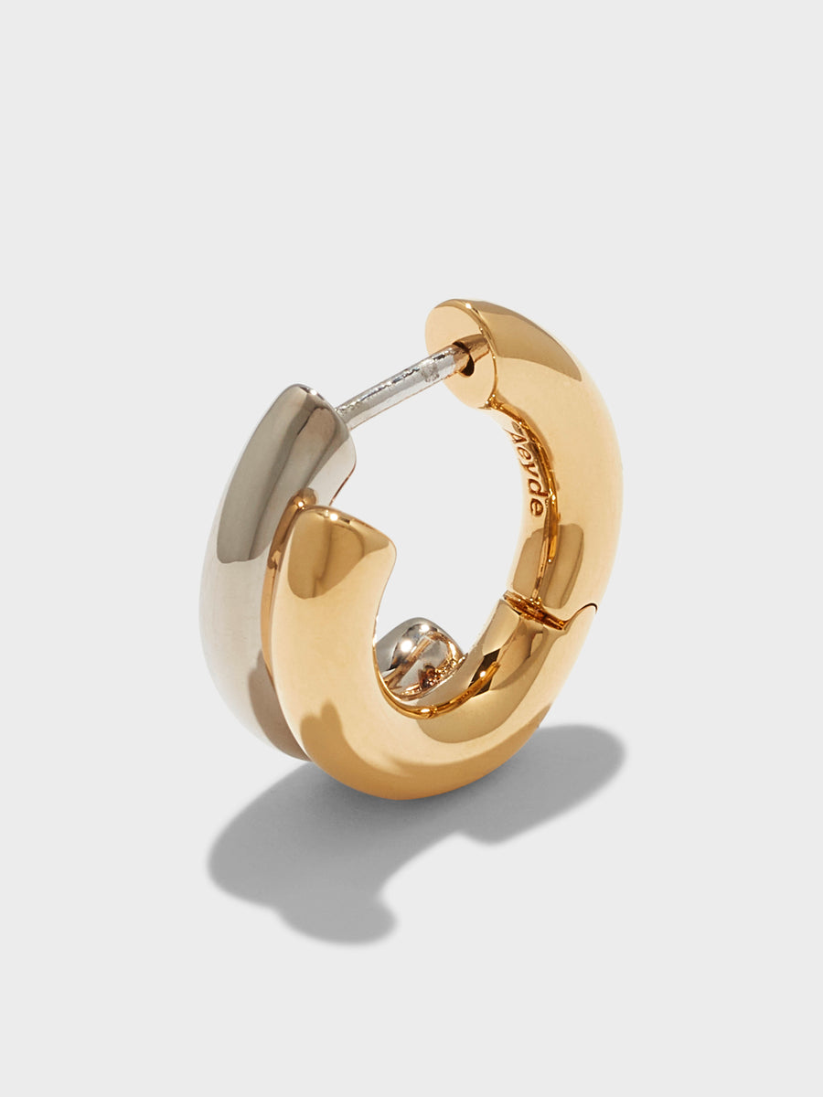 Clyde 18kt Gold and Palladium-Plated Hoop Earrings
