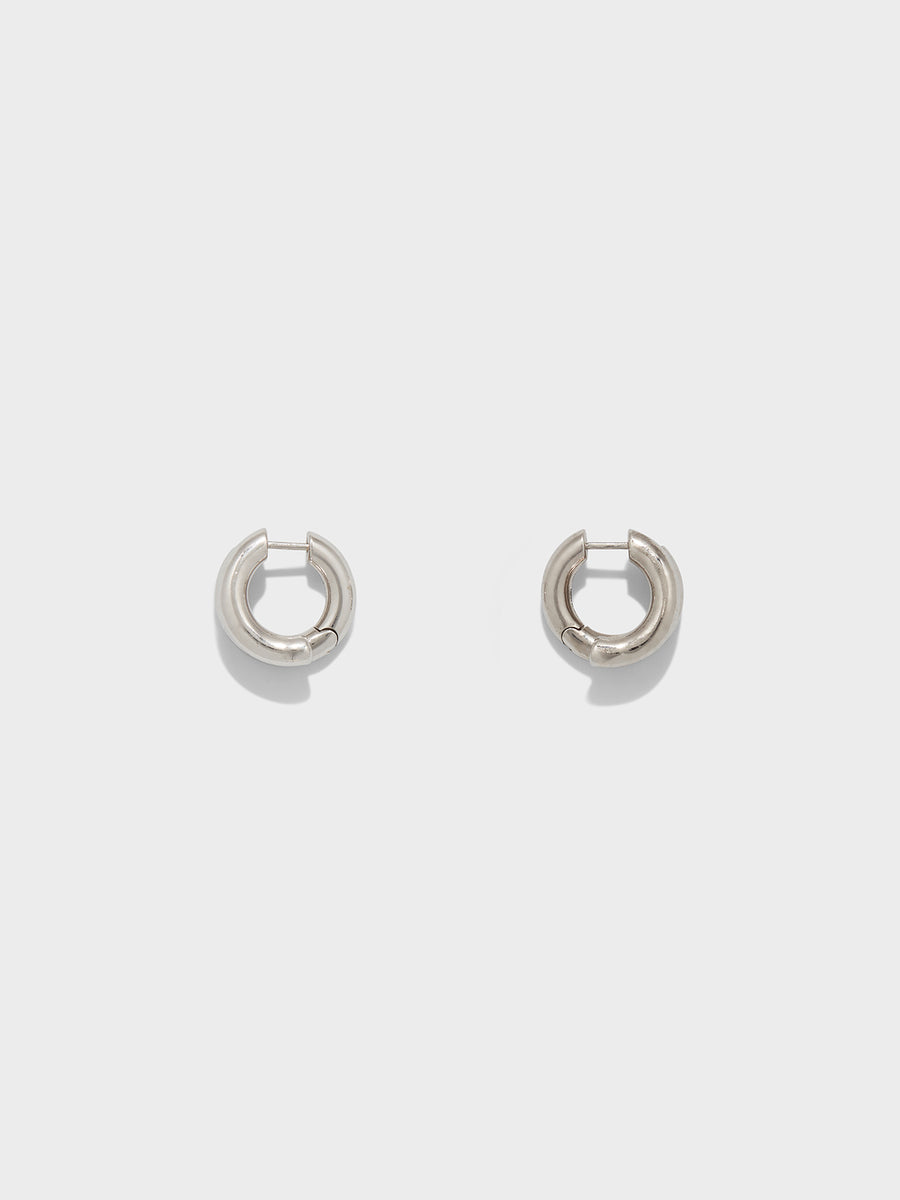 Clyde Palladium-Plated Hoop Earrings