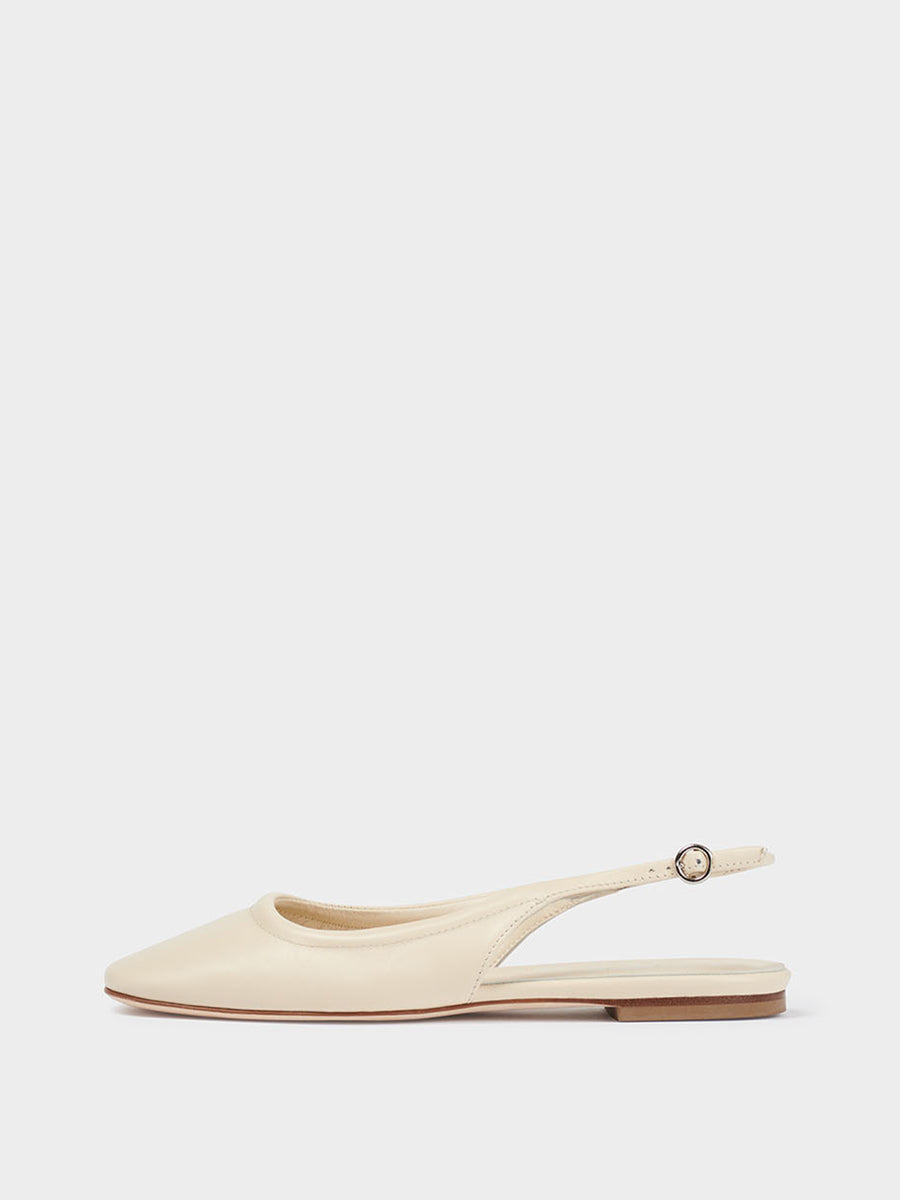 Dani Leather Slingback Flats