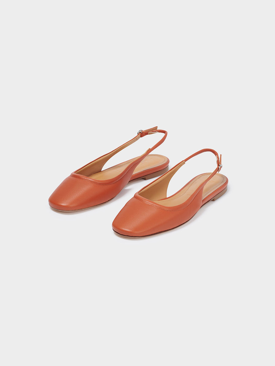 Dani Leather Slingback Flats