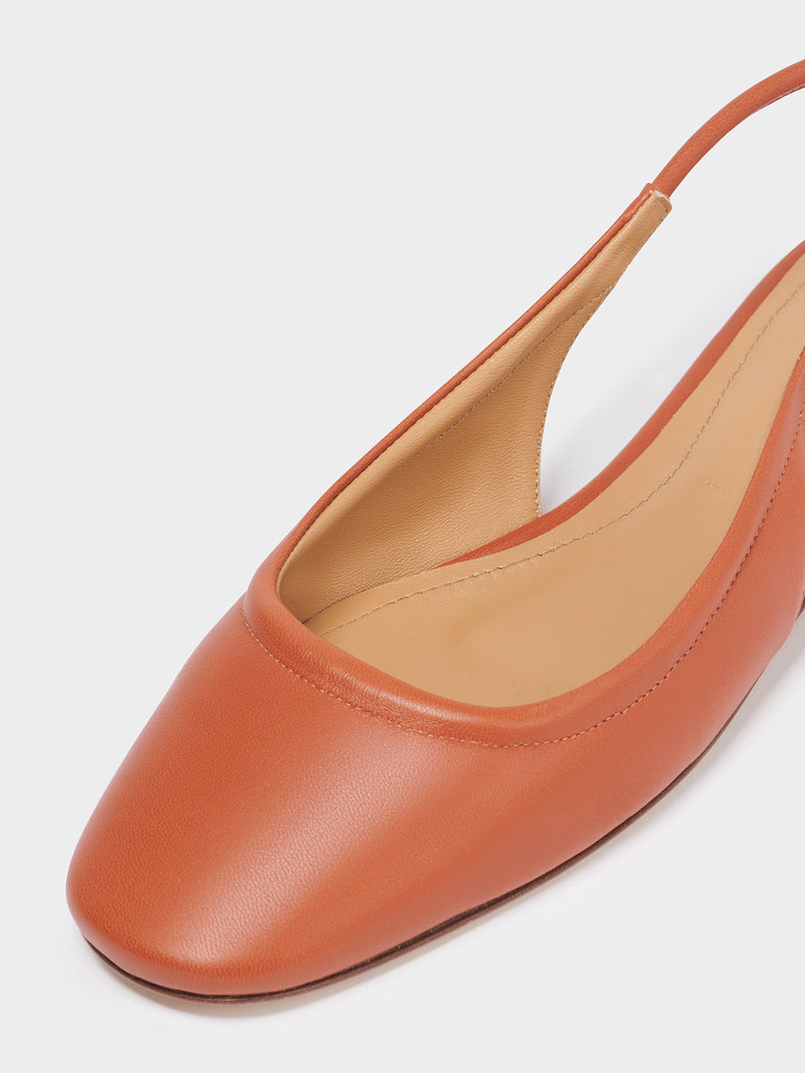 Dani Leather Slingback Flats