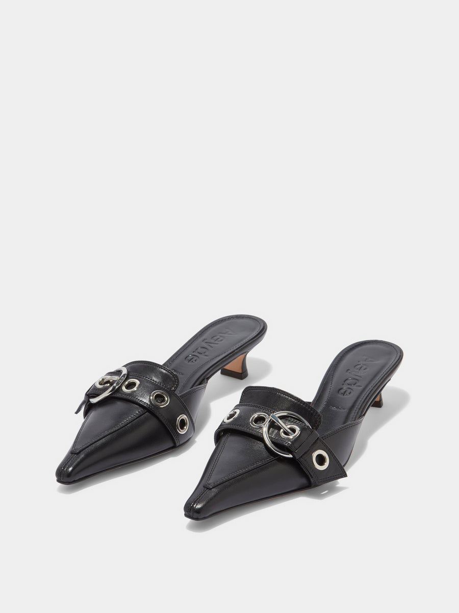 Danielle Leather Mules