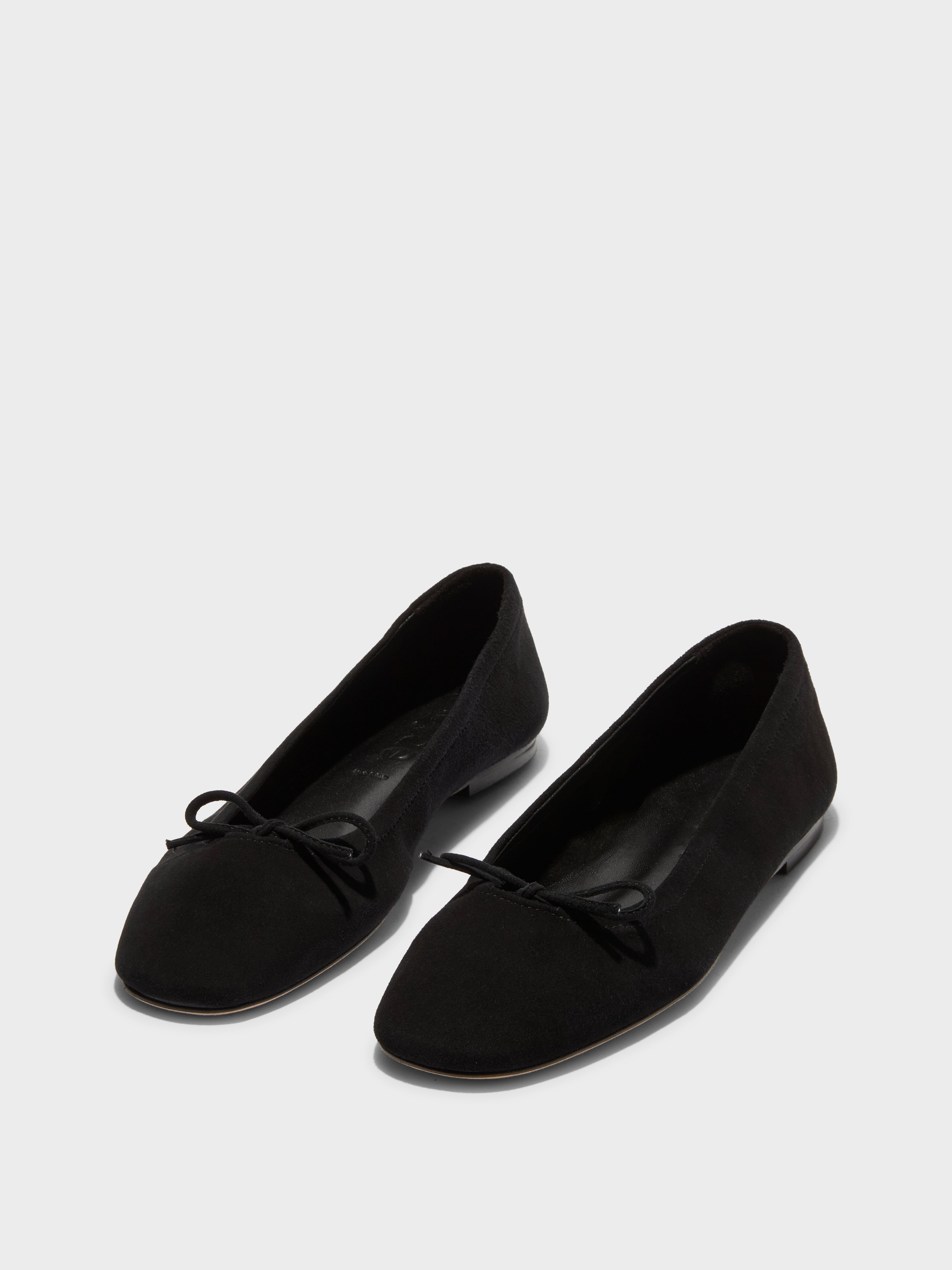 Delfina Suede Ballet Flats – Aeyde