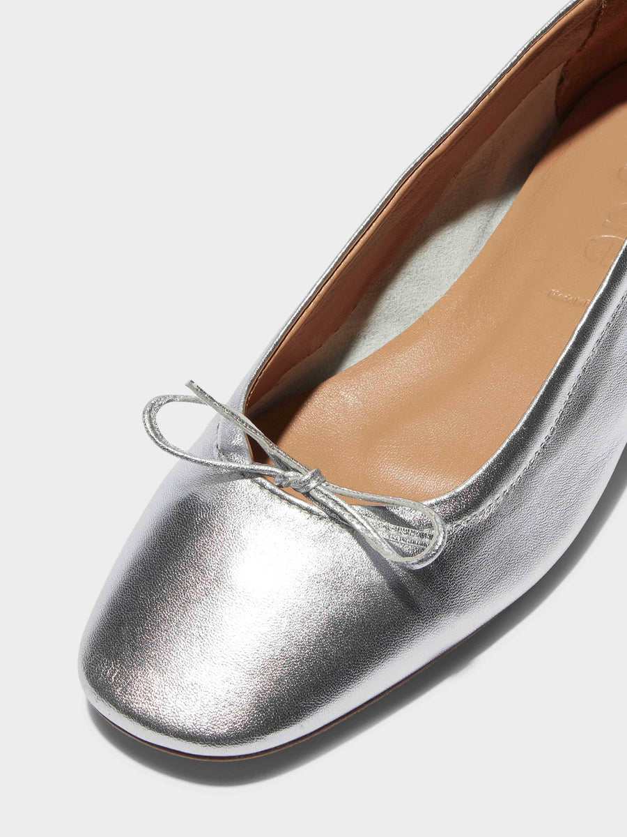 Delfina Leather Ballet Flats