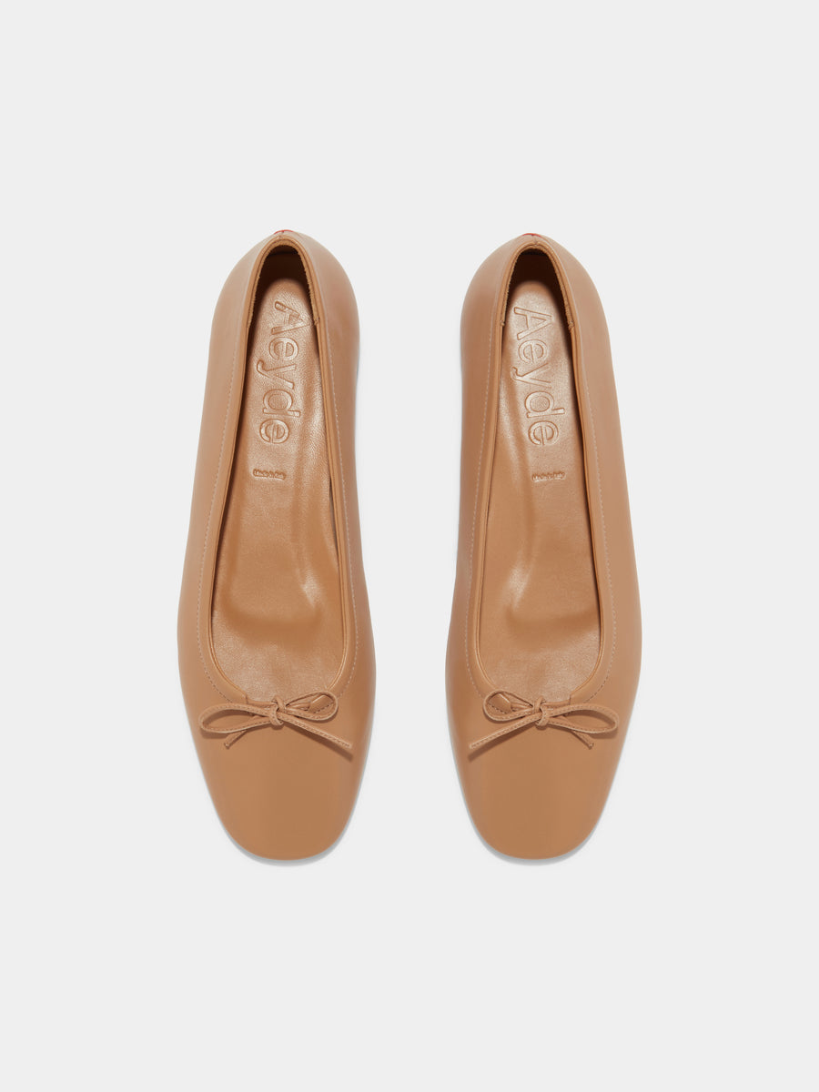 Delfina Leather Ballet Flats