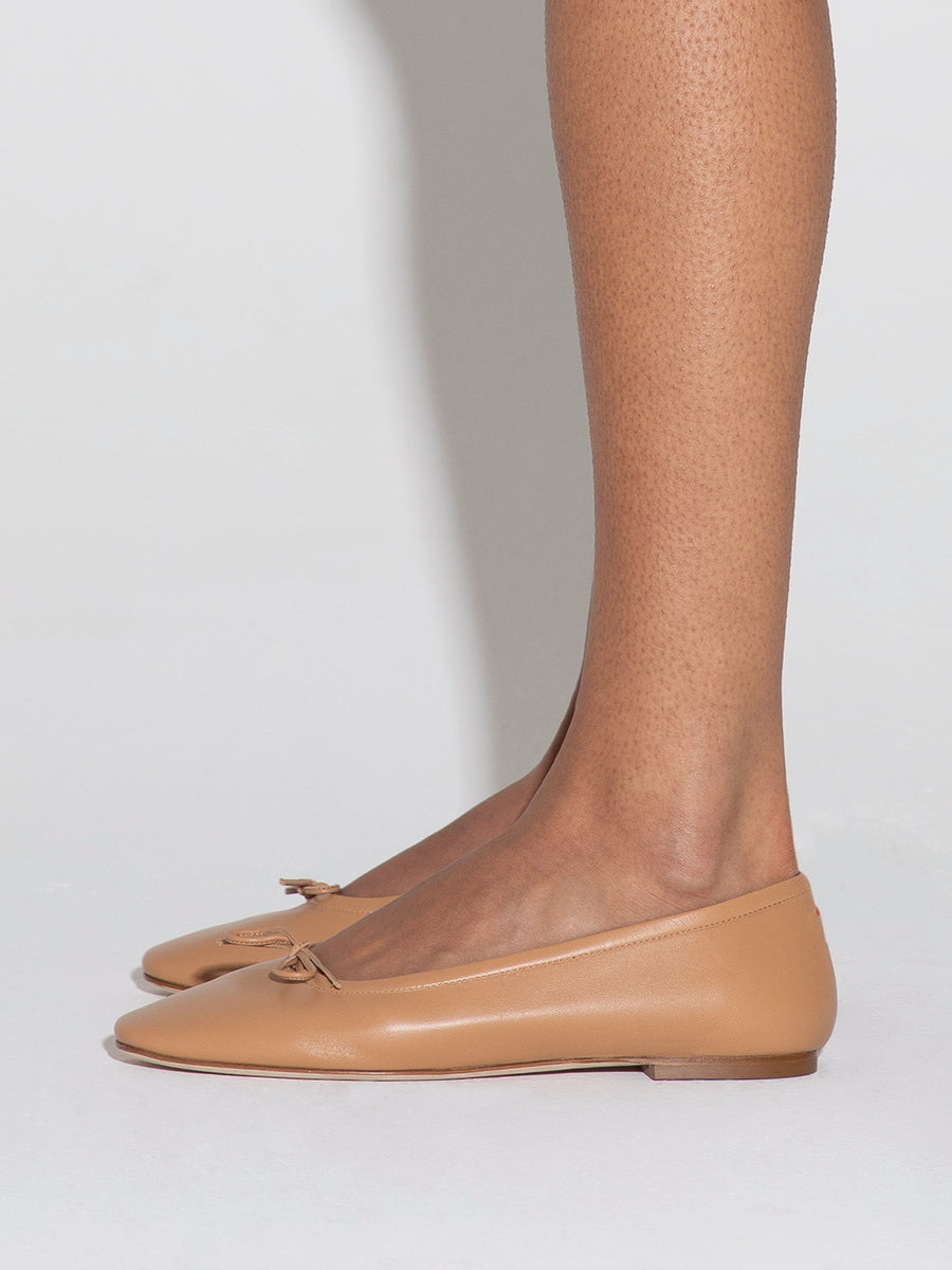 Delfina Leather Ballet Flats