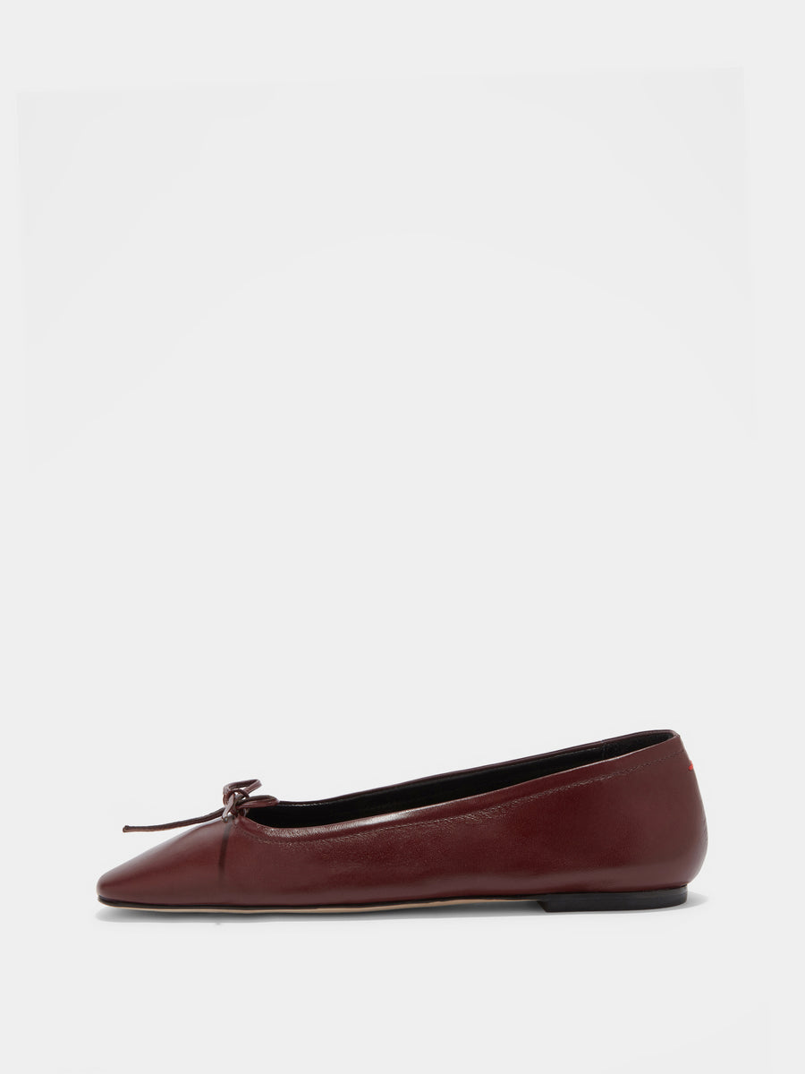 Delfina Leather Ballet Flats