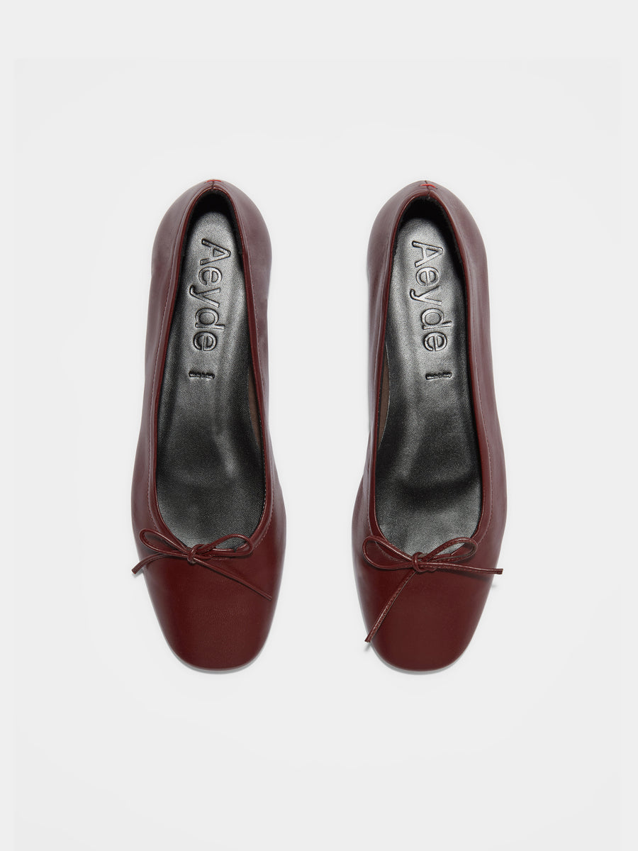 Delfina Leather Ballet Flats