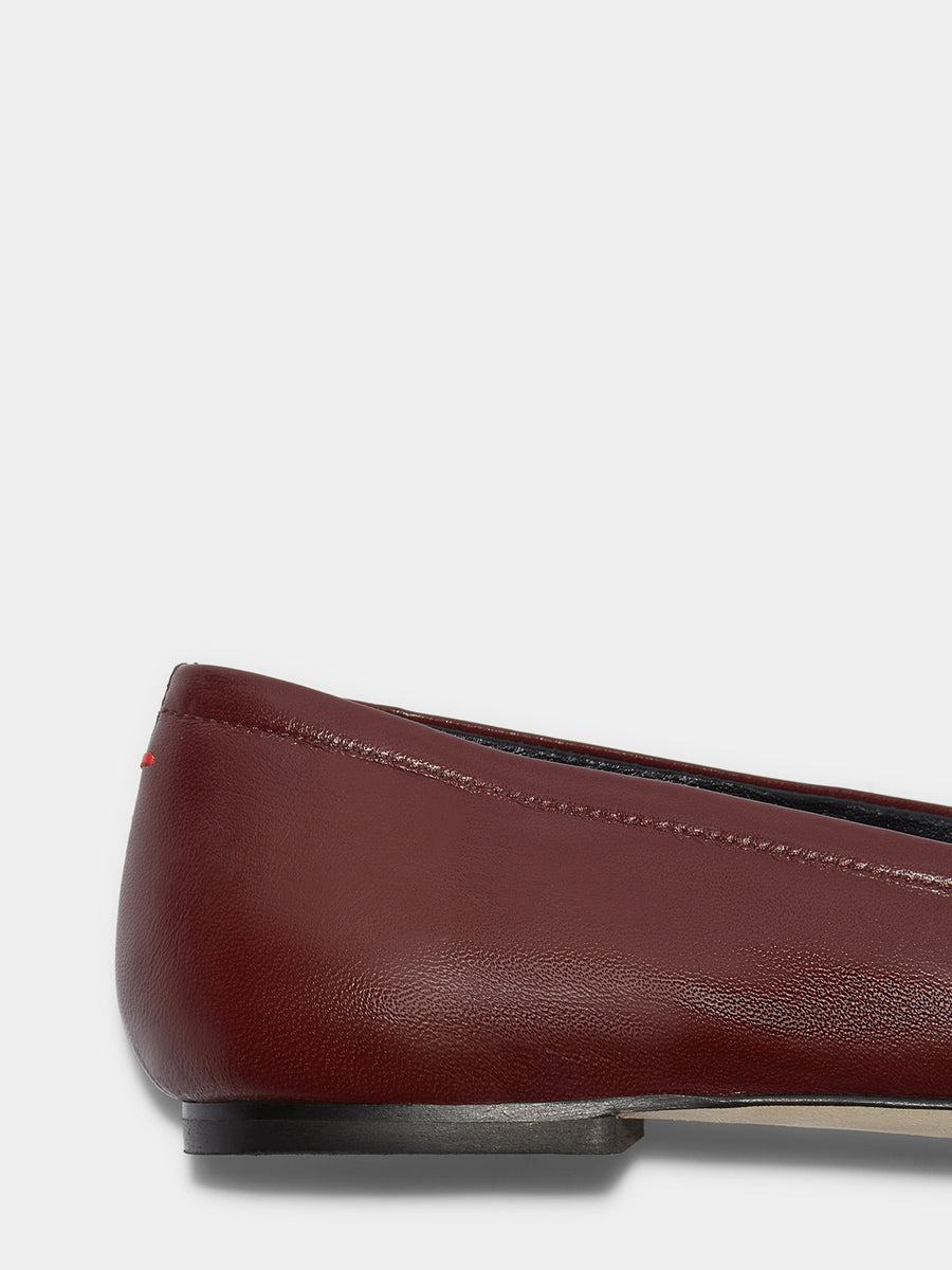 Delfina Leather Ballet Flats