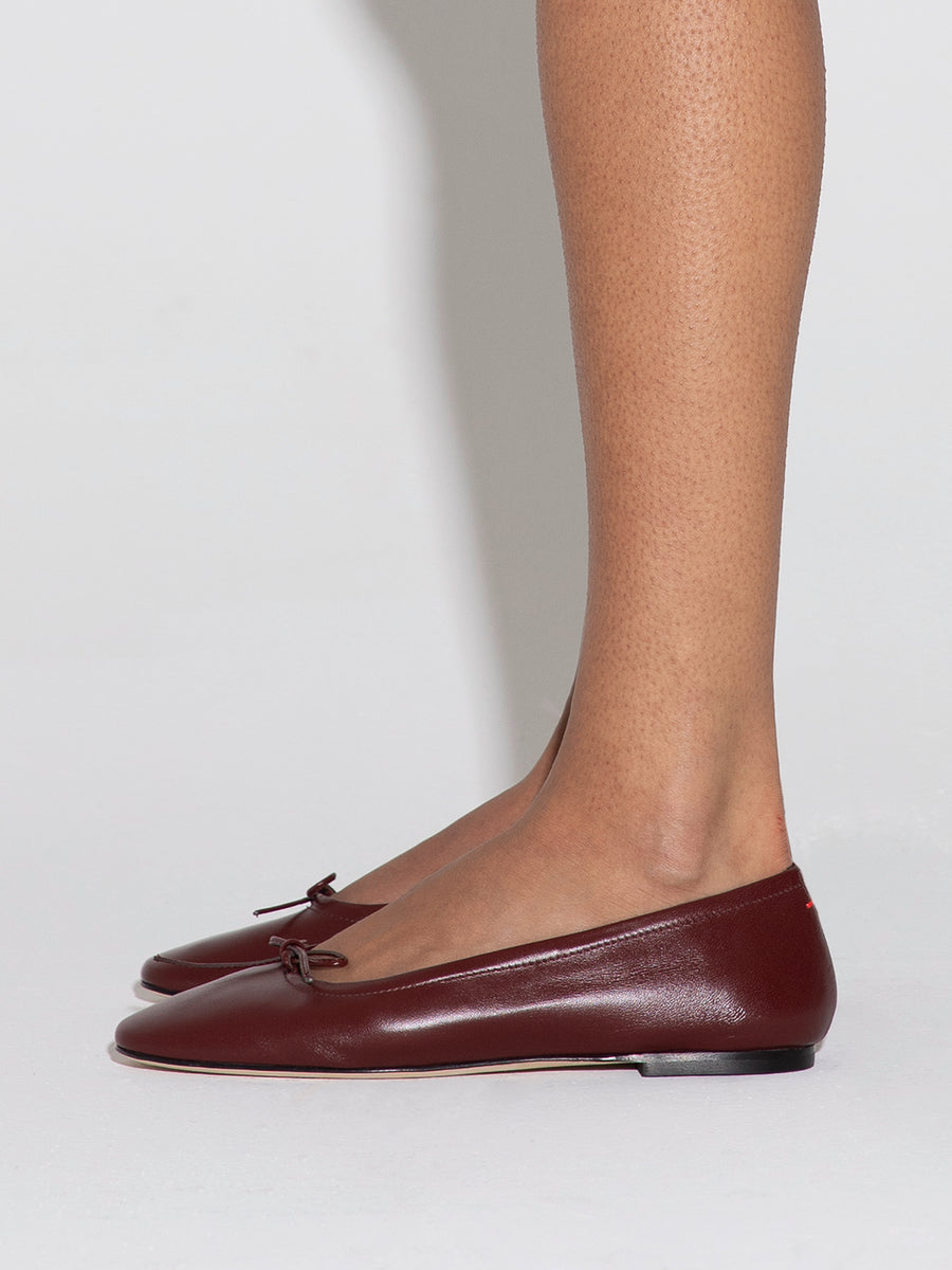 Delfina Leather Ballet Flats