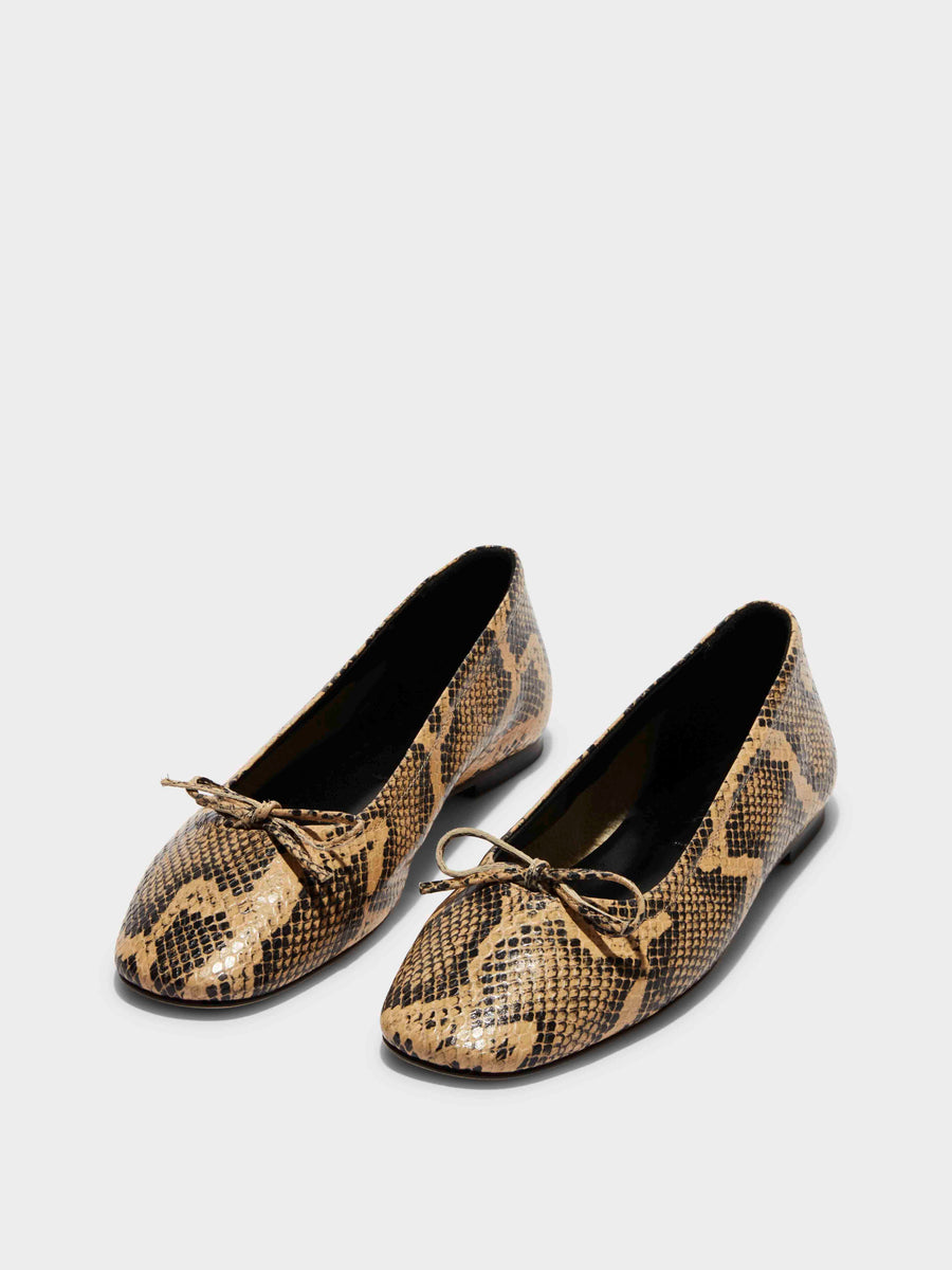 Delfina Leather Ballet Flats