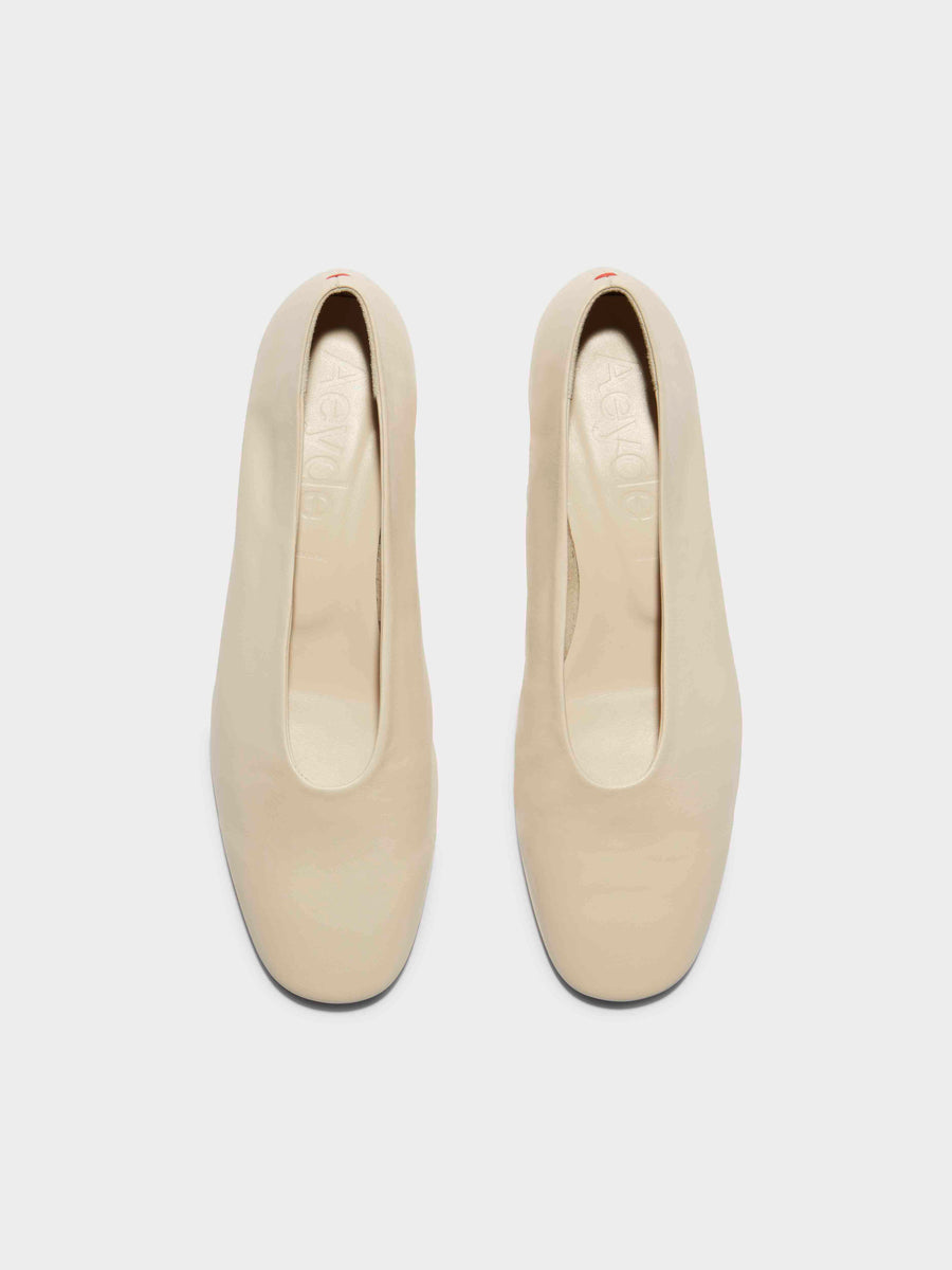 Delia Leather Ballet Flats