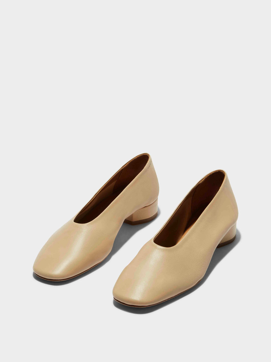 Delia Leather Ballet Flats