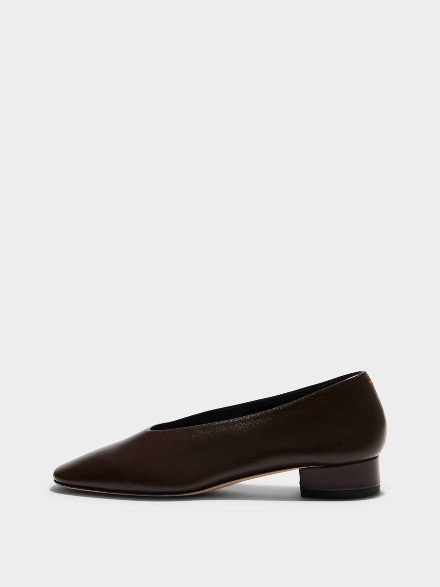 Delia Leather Ballet Flats