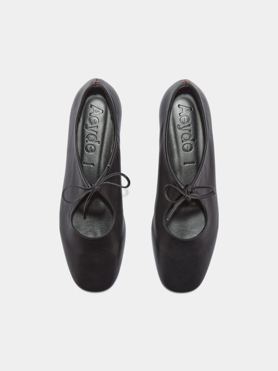 Della Leather Ballet Flats