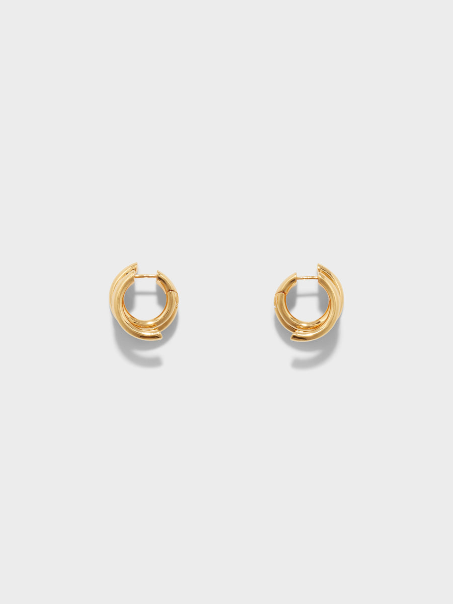 Dillon 18kt Gold-Plated Hoop Earrings