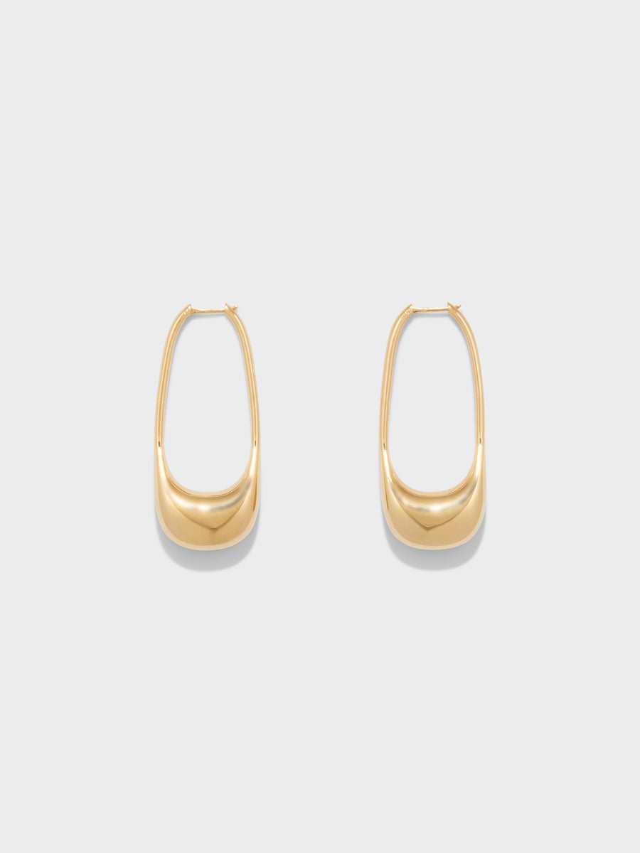 Eleanora 18kt Gold-Plated Hoop Earrings