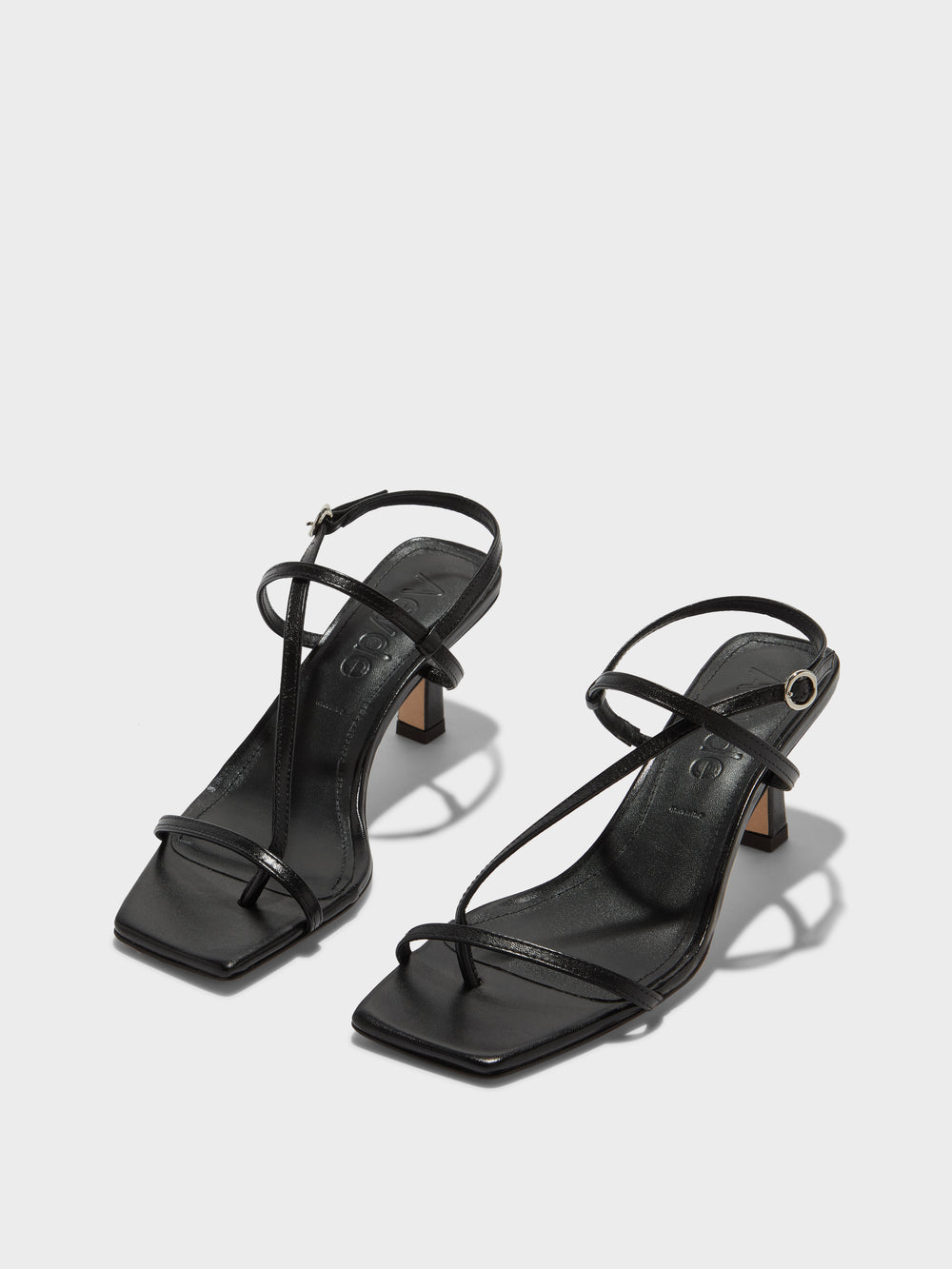 Aeyde | OLGA Black Knotted Heeled Slide