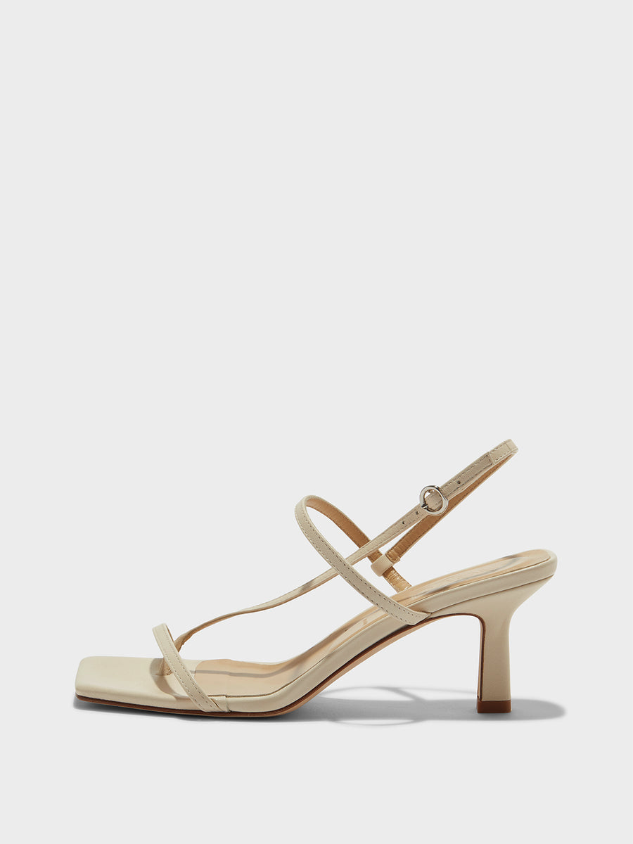 Elise Leather Toe-Post Sandals