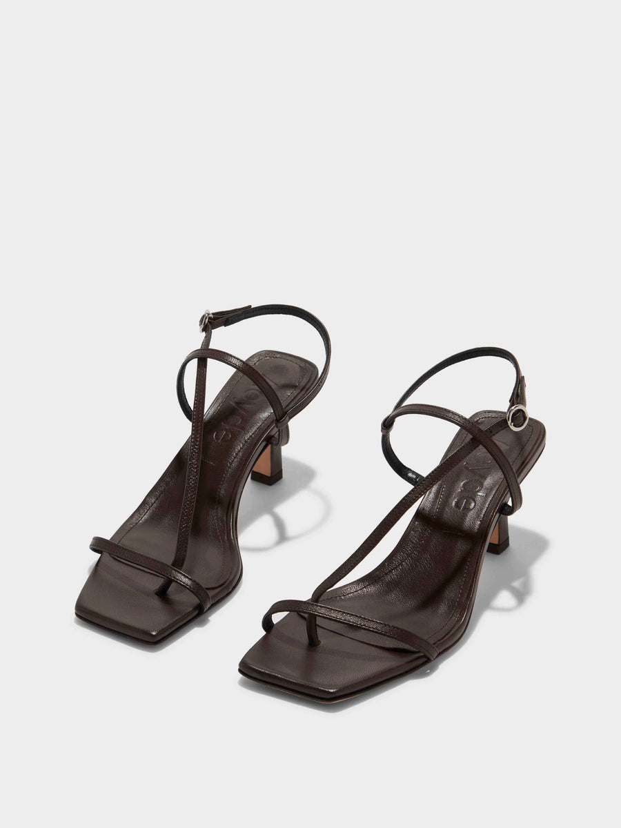 Elise Leather Toe-Post Sandals