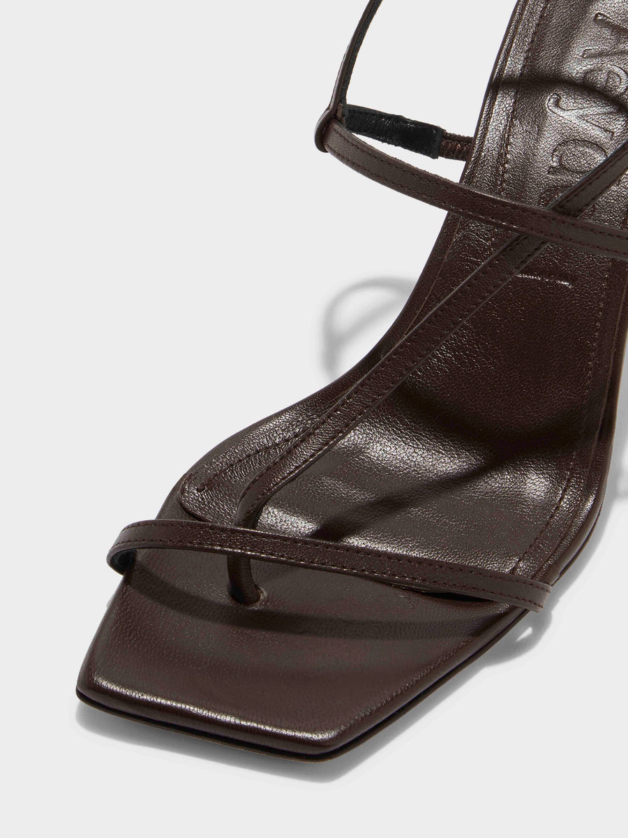 Elise Leather Toe-Post Sandals