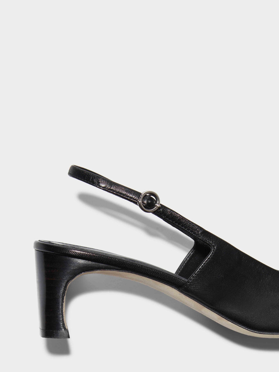 Eliza Leather Slingback Pumps