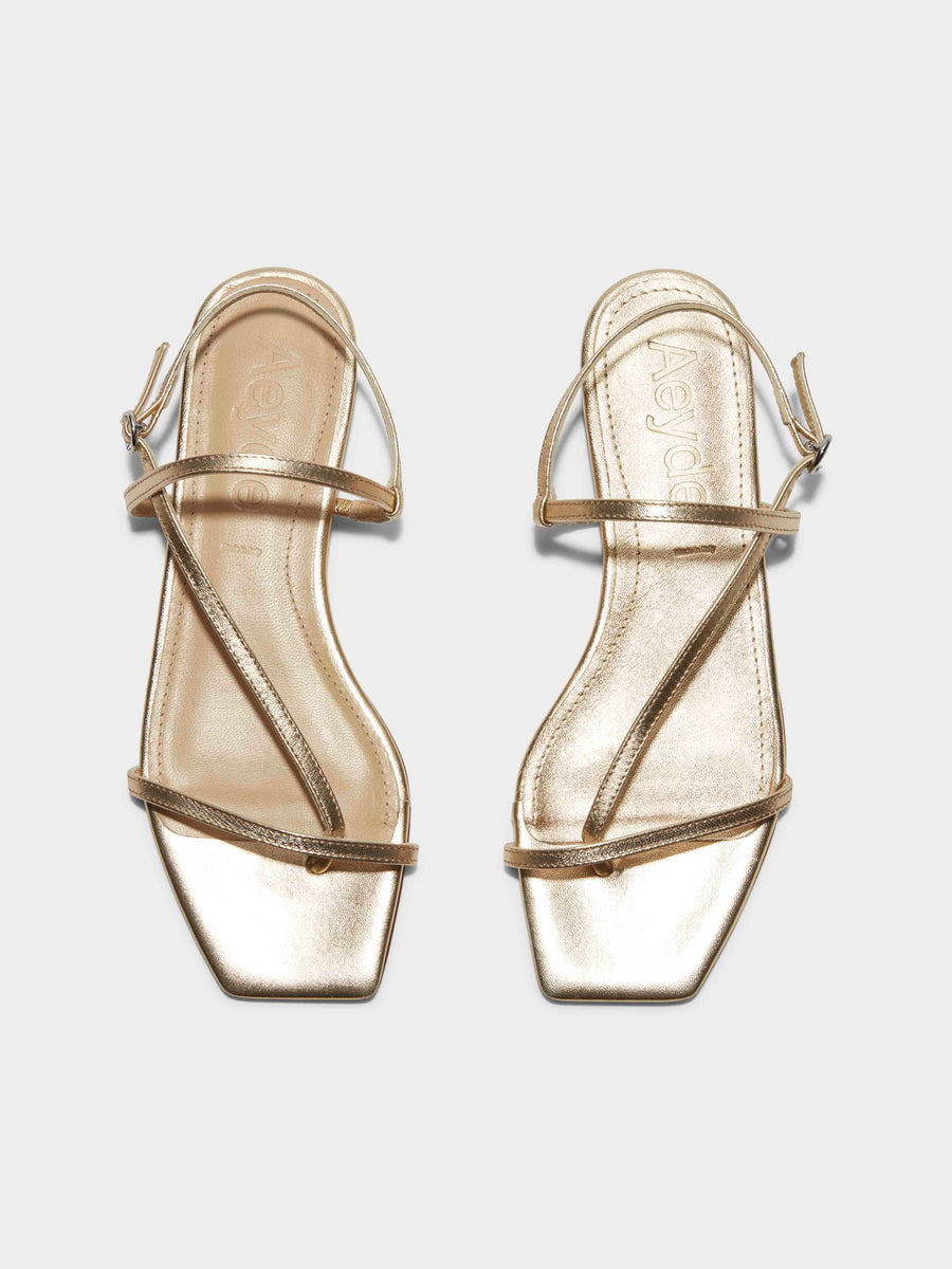 Ella Leather Toe-Post Sandals