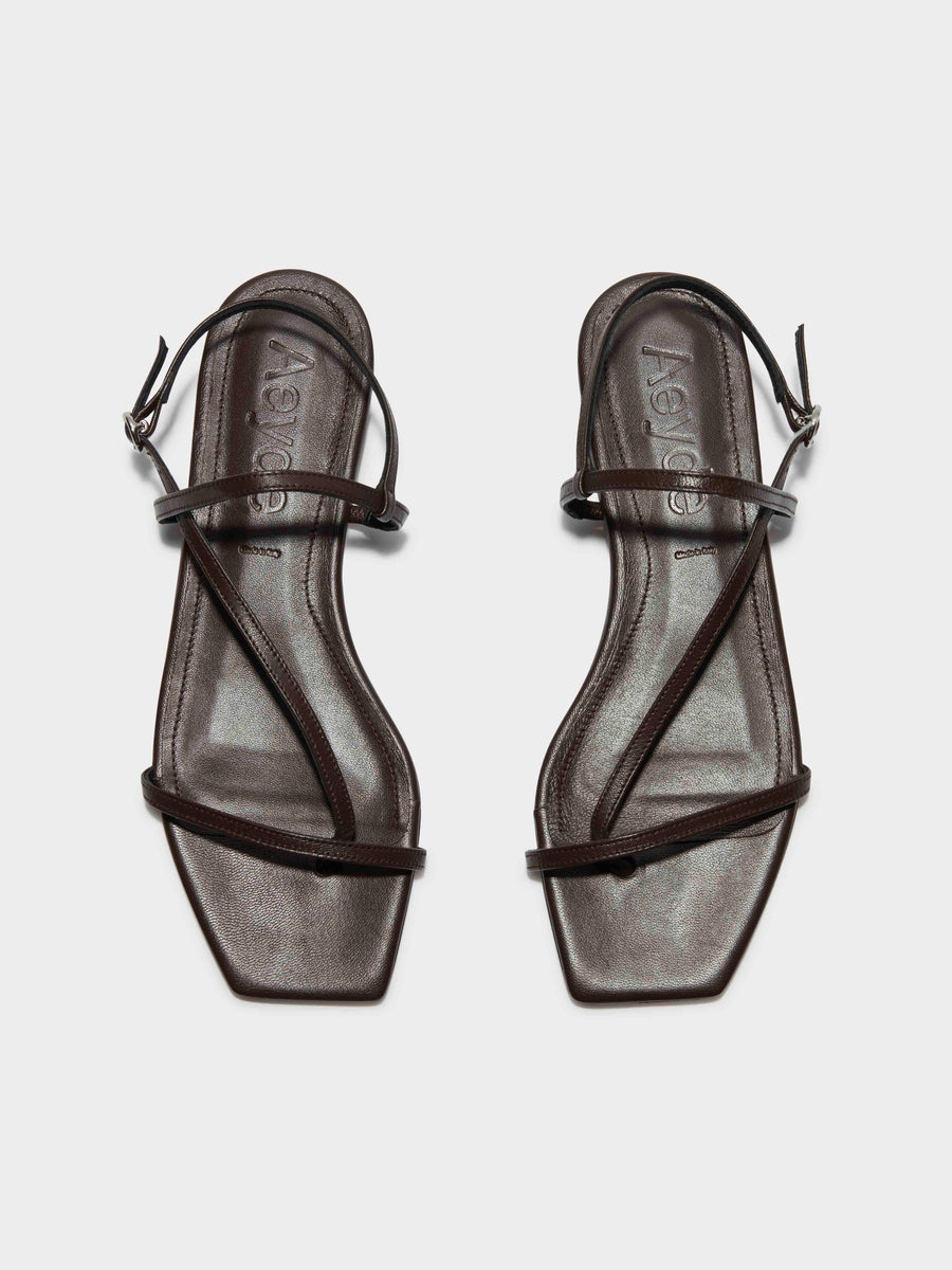 Ella Leather Toe-Post Sandals