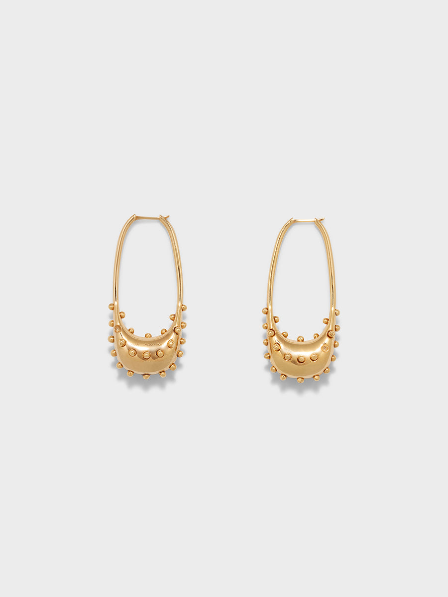 Ellen 18kt Gold-Plated Hoop Earrings